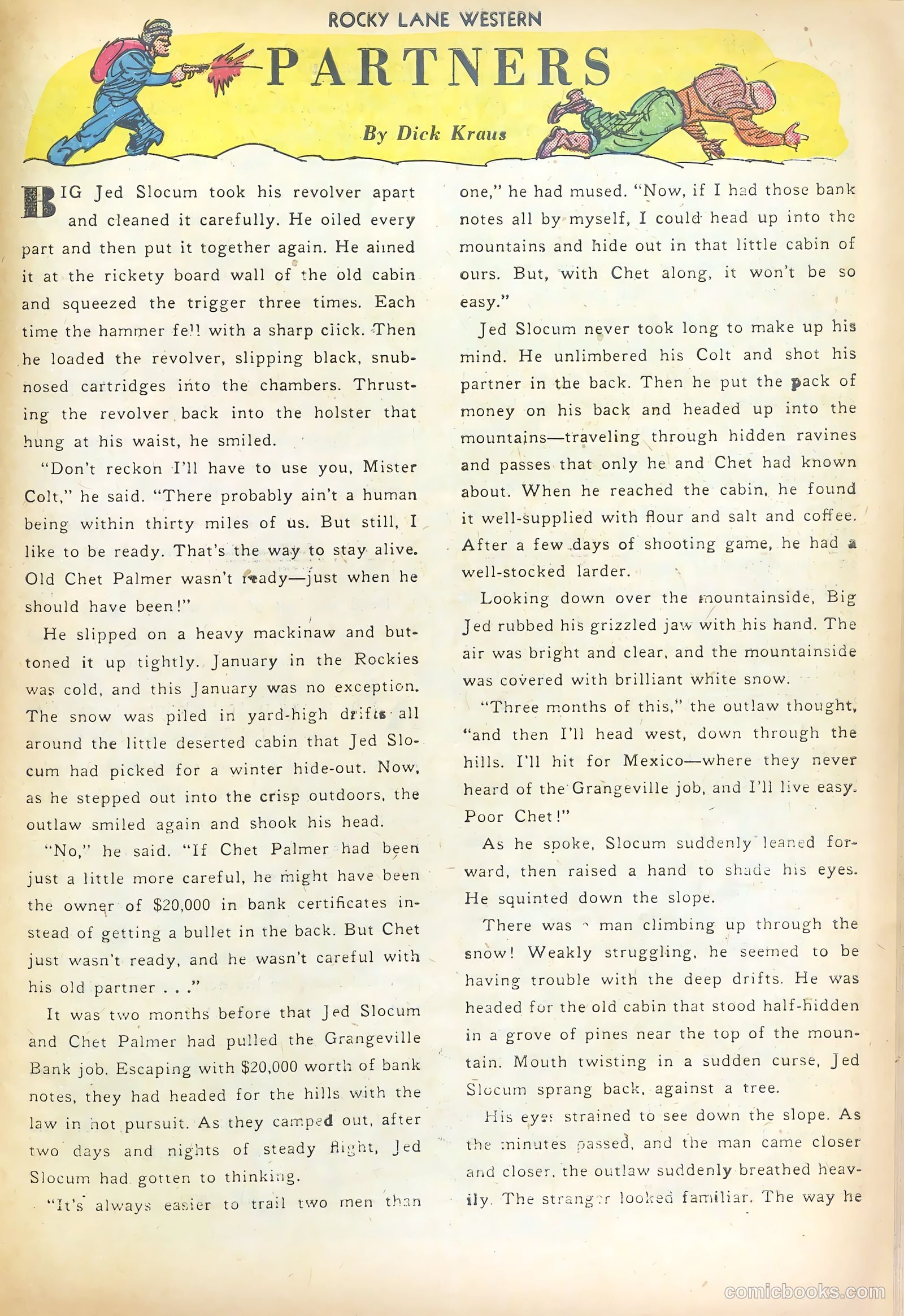 Rocky Lane Western #17 (1950) — page 33 of 52