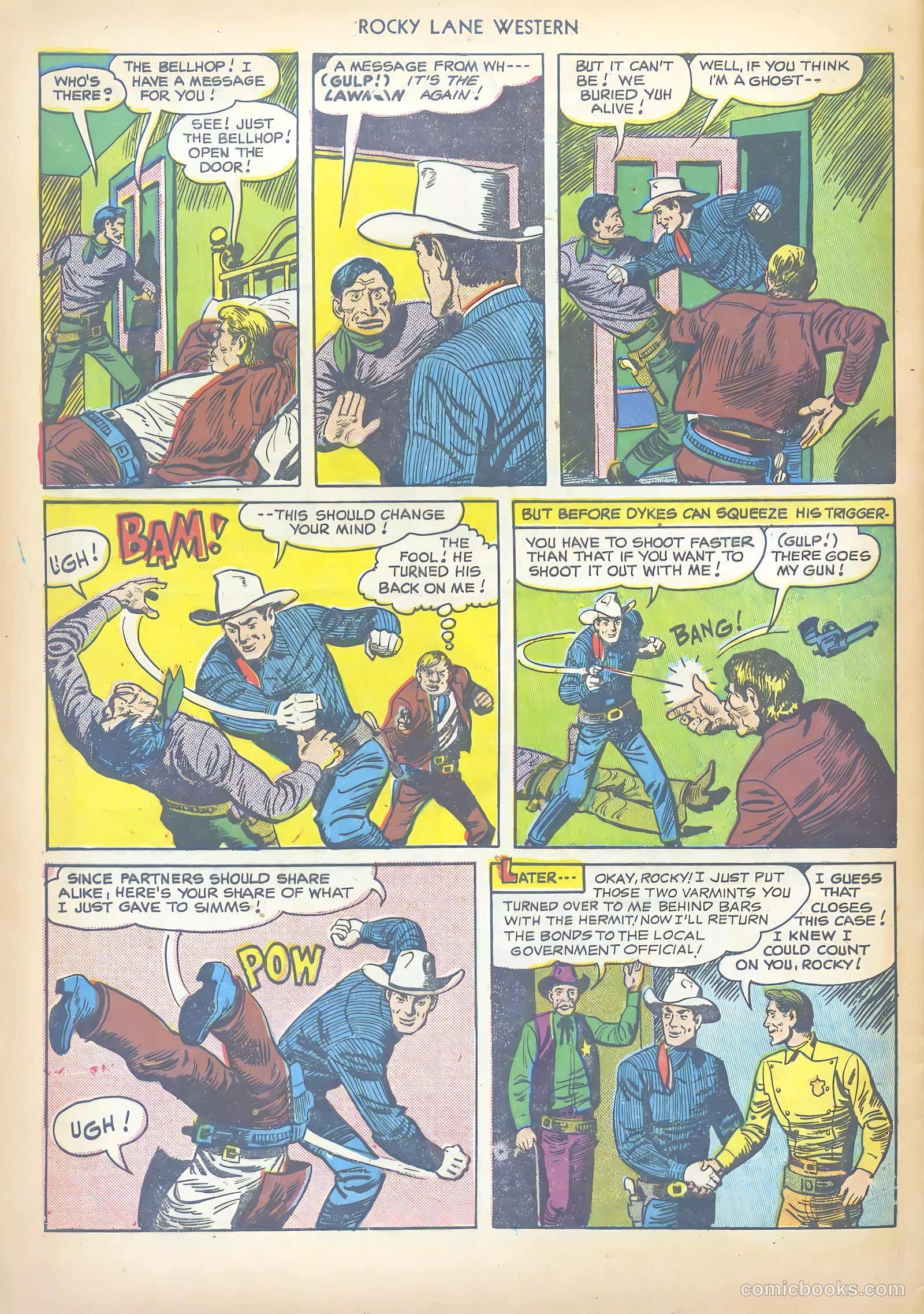 Rocky Lane Western #17 (1950) — page 48 of 52