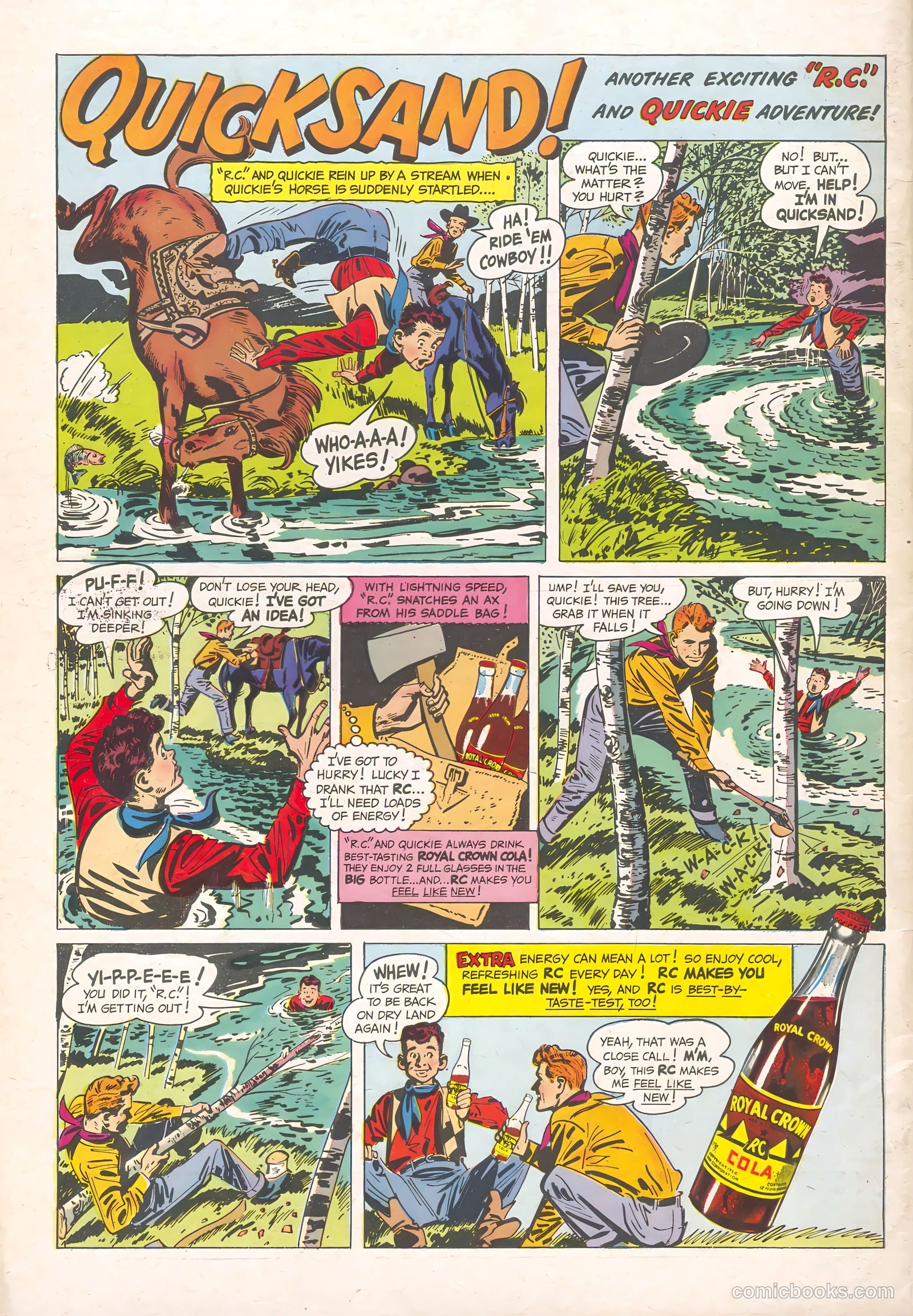 Rocky Lane Western #17 (1950) — page 52 of 52