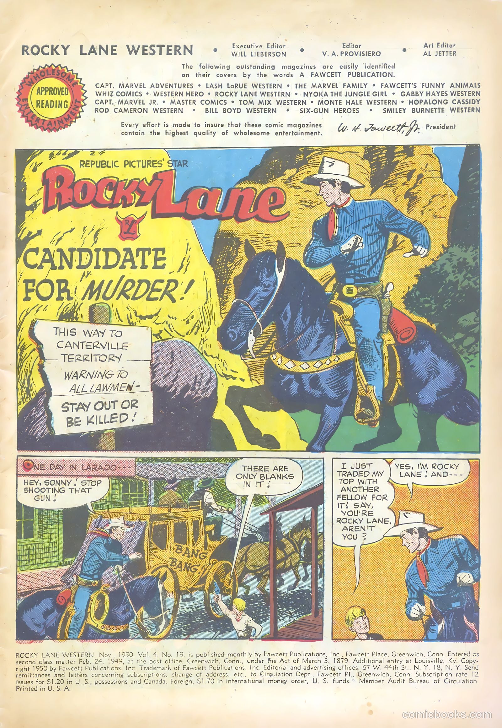 Rocky Lane Western #19 (1950) — page 3 of 52