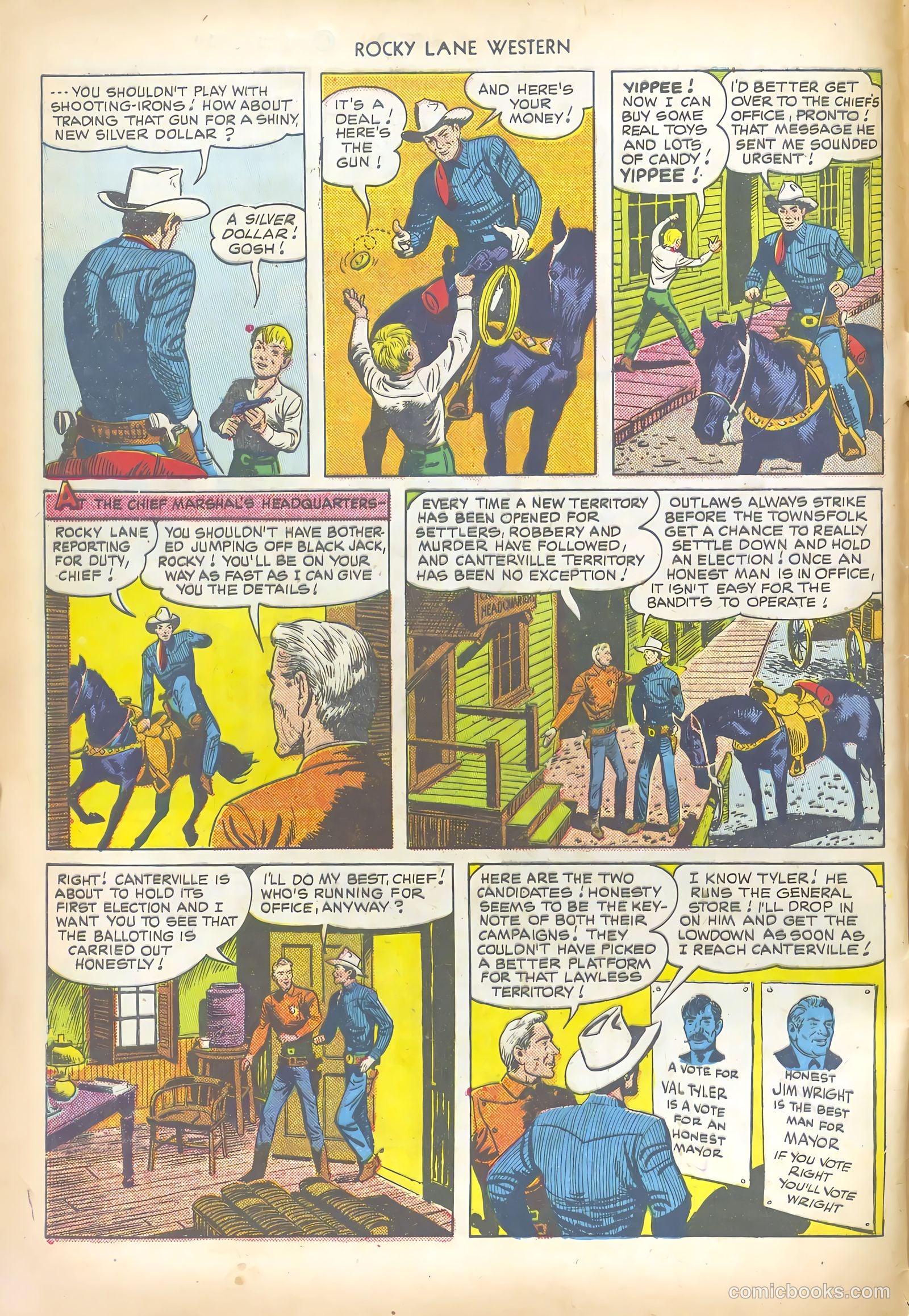 Rocky Lane Western #19 (1950) — page 4 of 52