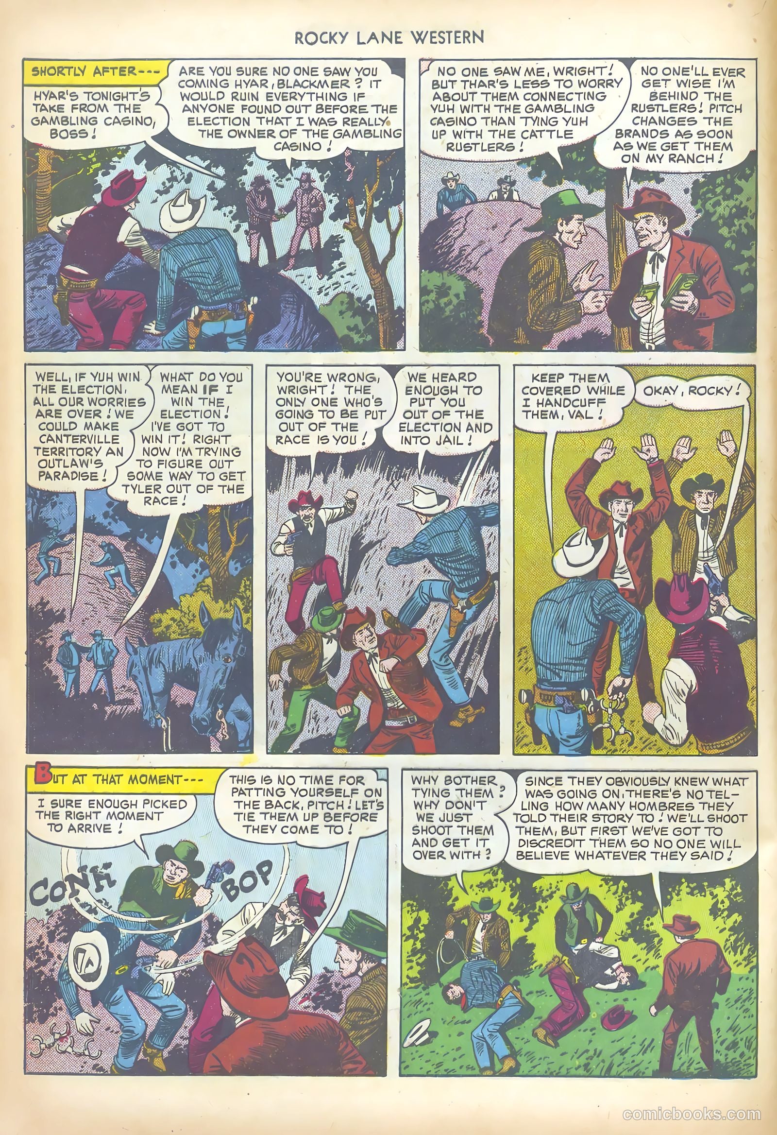 Rocky Lane Western #19 (1950) — page 8 of 52