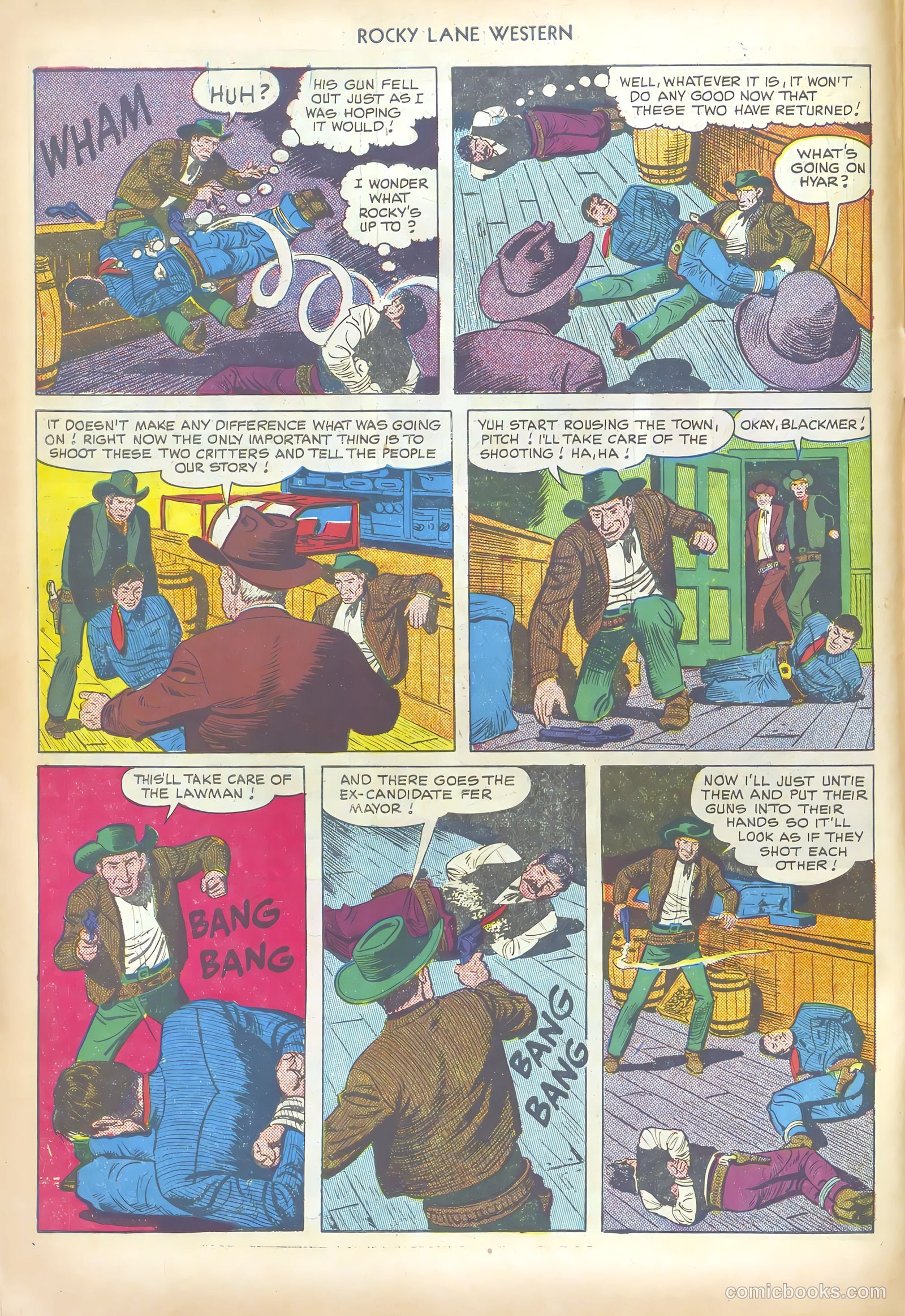 Rocky Lane Western #19 (1950) — page 10 of 52