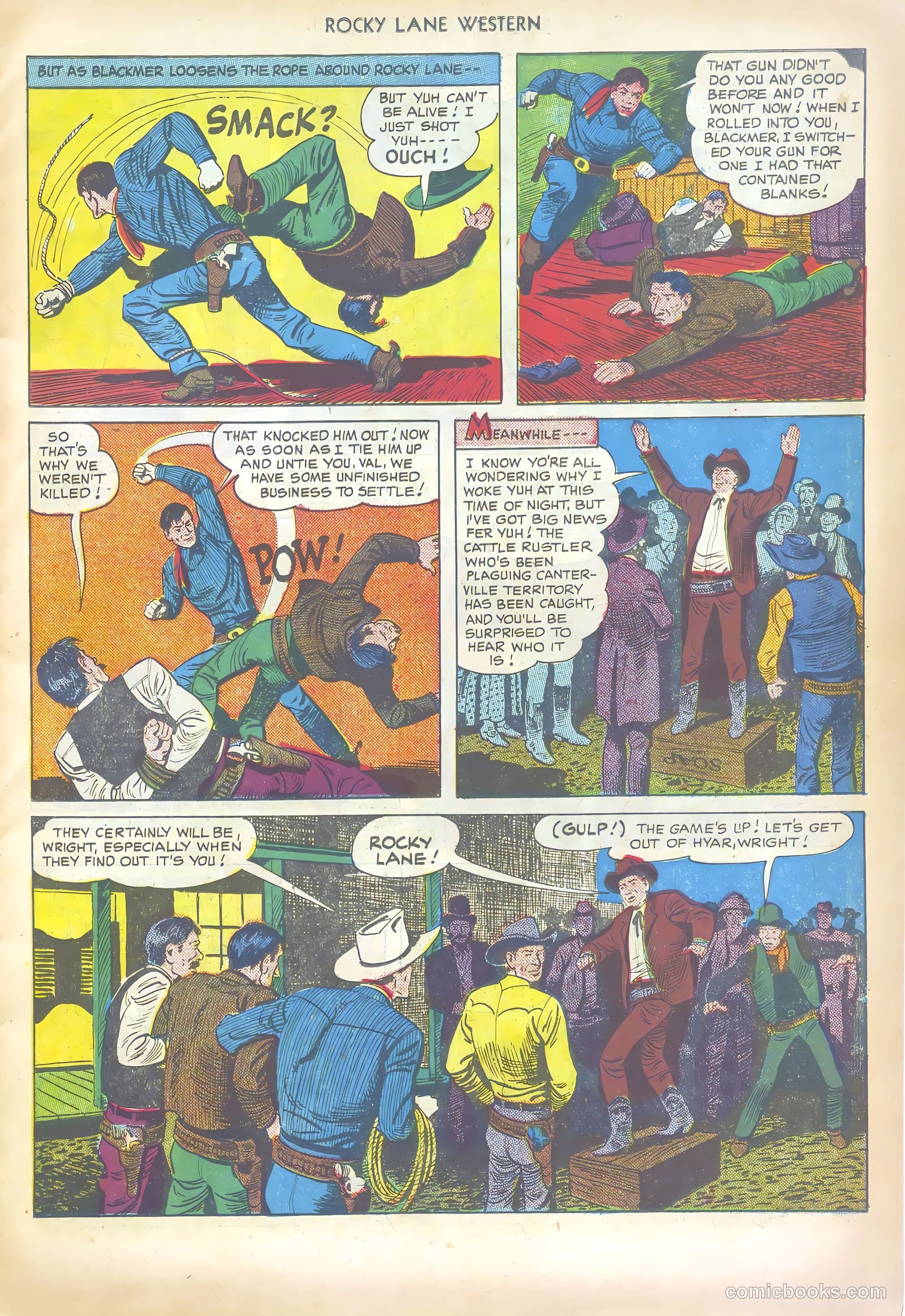 Rocky Lane Western #19 (1950) — page 11 of 52