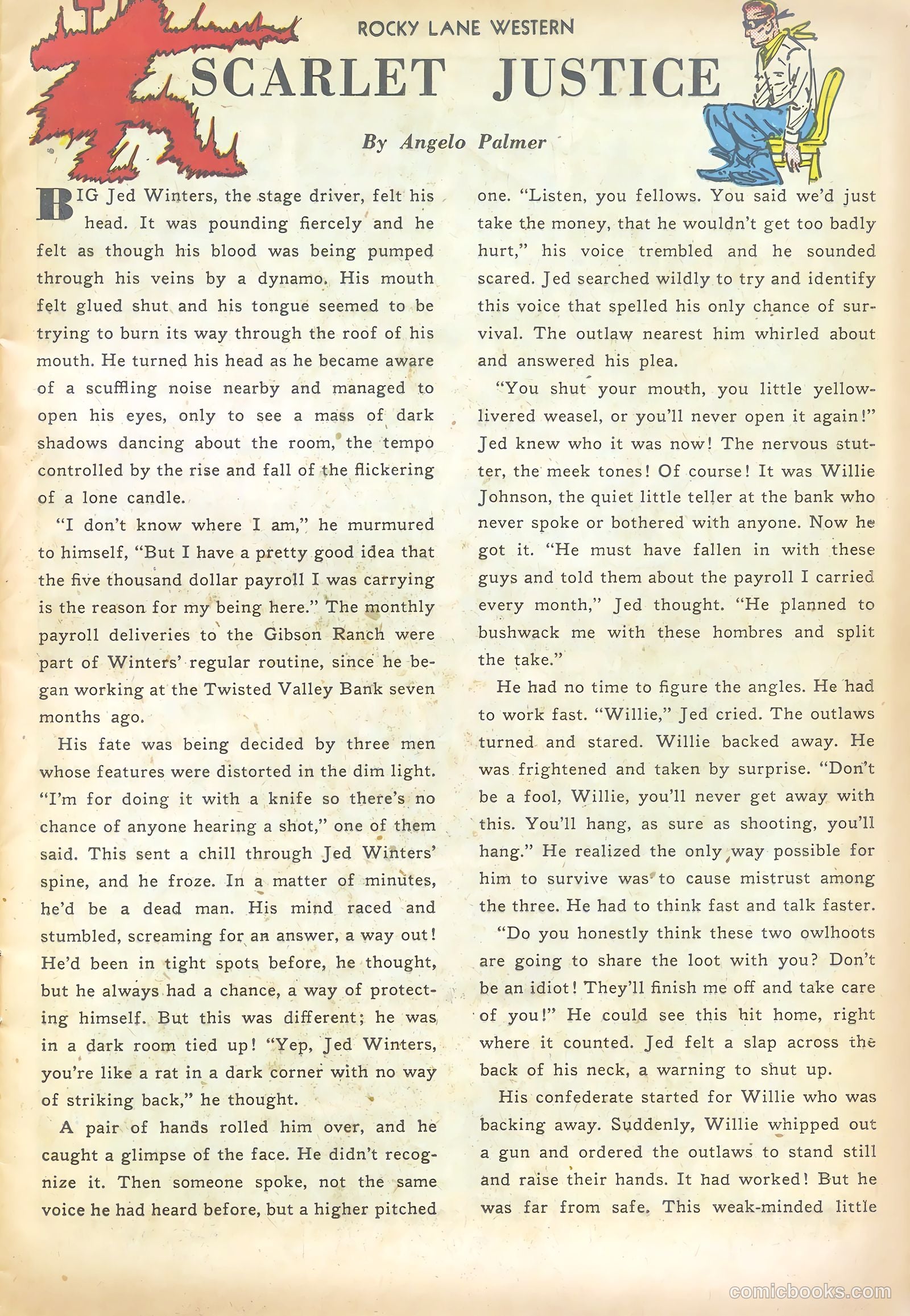 Rocky Lane Western #19 (1950) — page 13 of 52