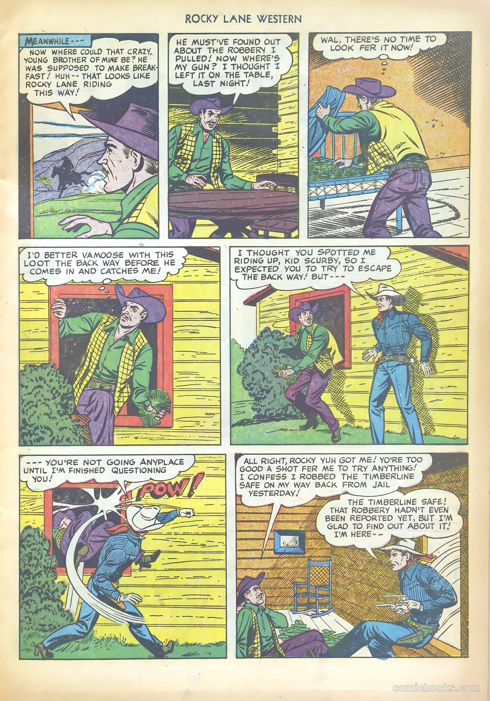 Rocky Lane Western #19 (1950) — page 19 of 52