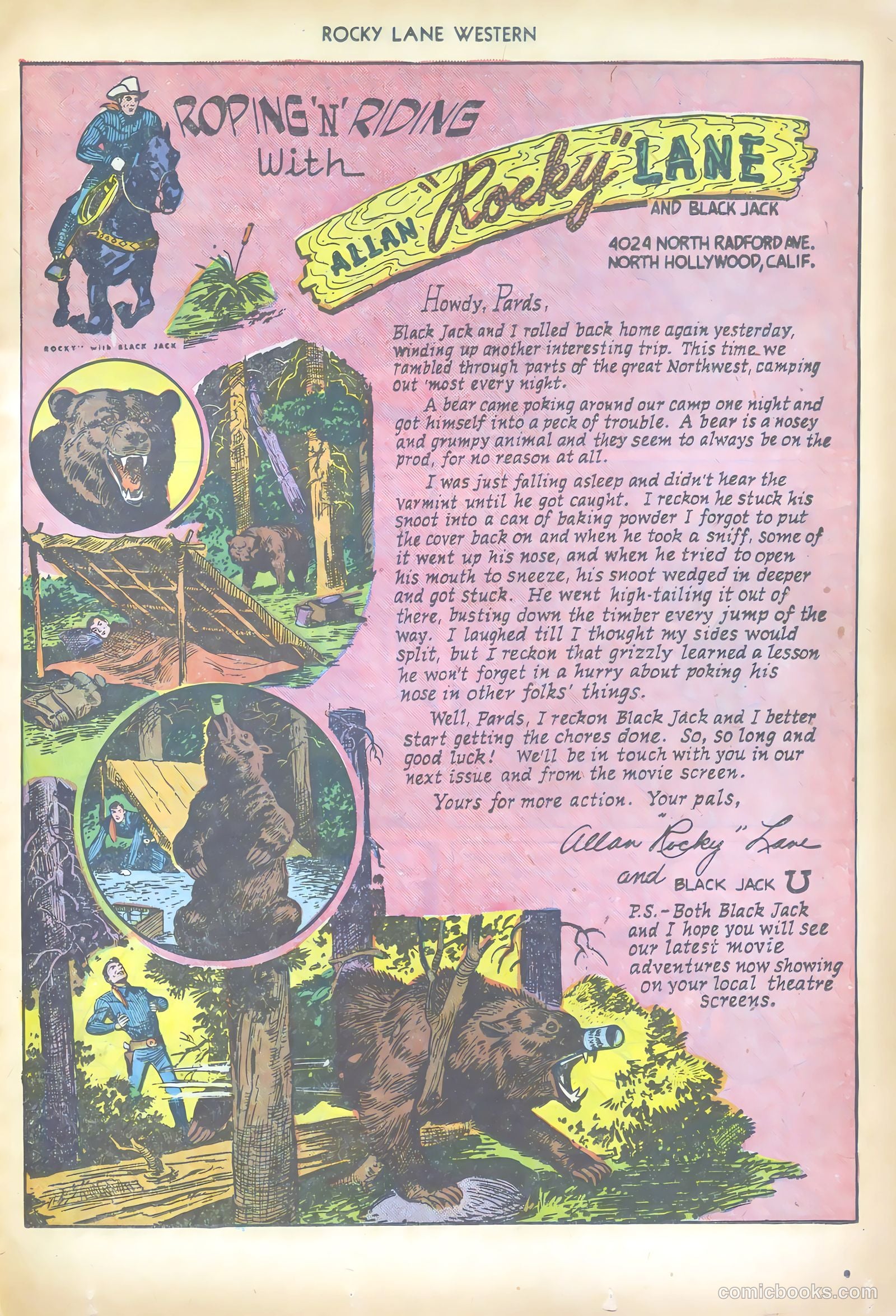 Rocky Lane Western #19 (1950) — page 23 of 52