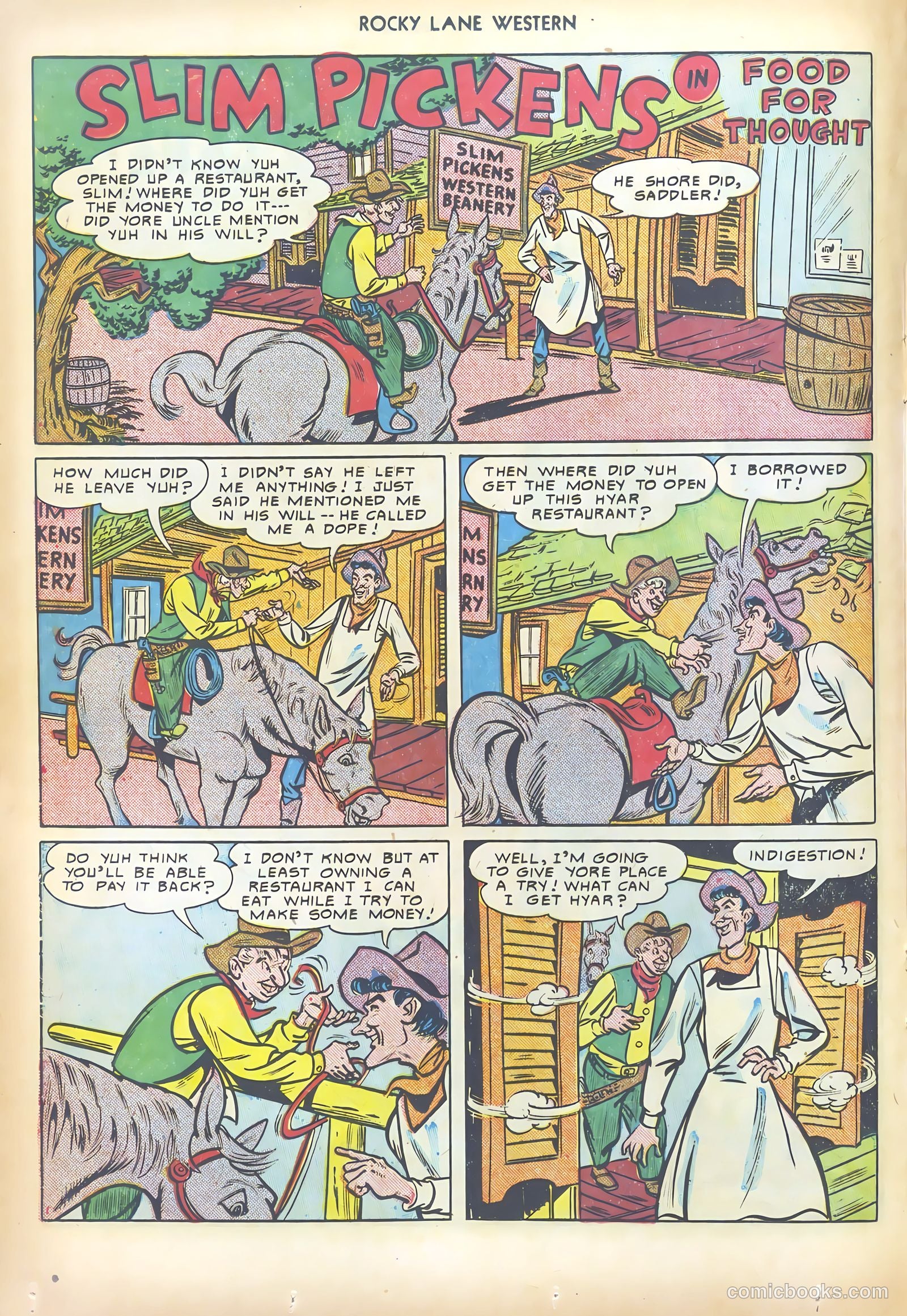 Rocky Lane Western #19 (1950) — page 24 of 52