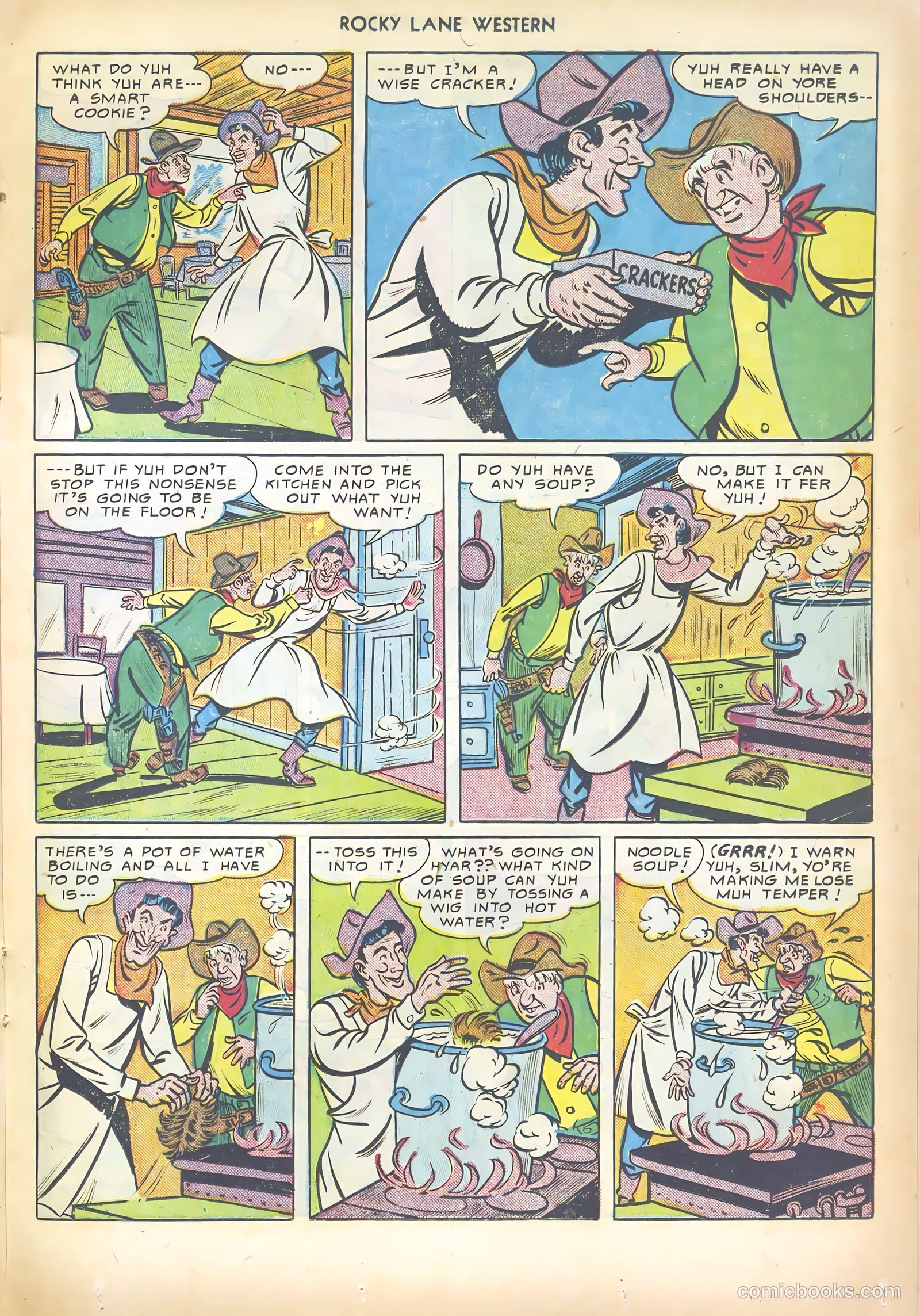 Rocky Lane Western #19 (1950) — page 25 of 52