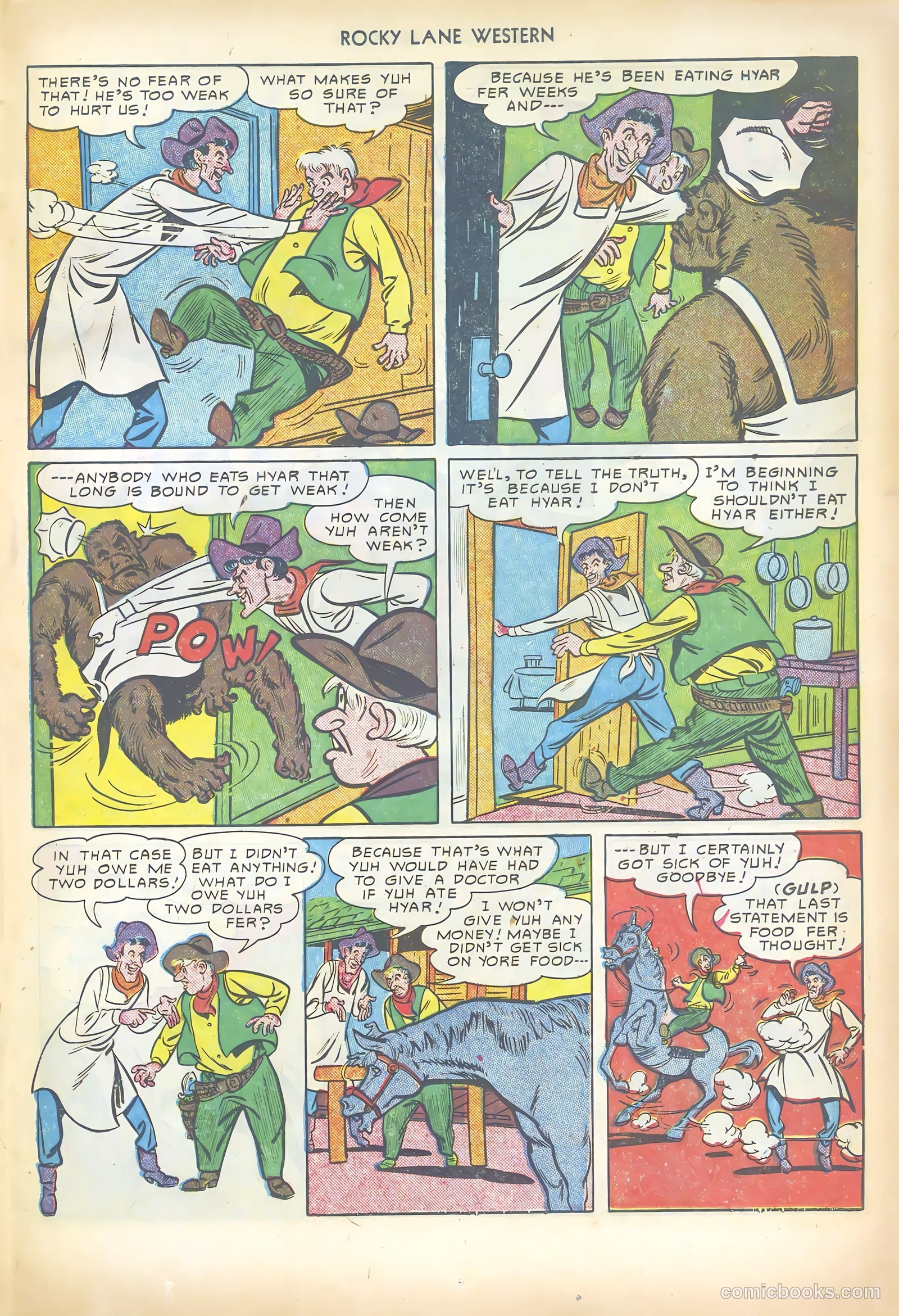 Rocky Lane Western #19 (1950) — page 27 of 52