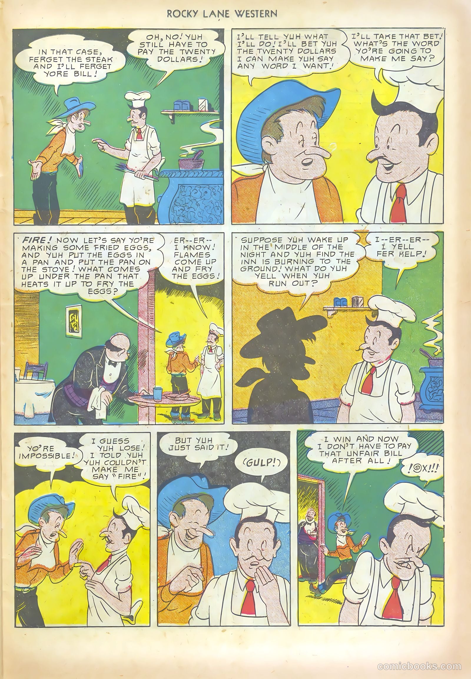 Rocky Lane Western #19 (1950) — page 39 of 52