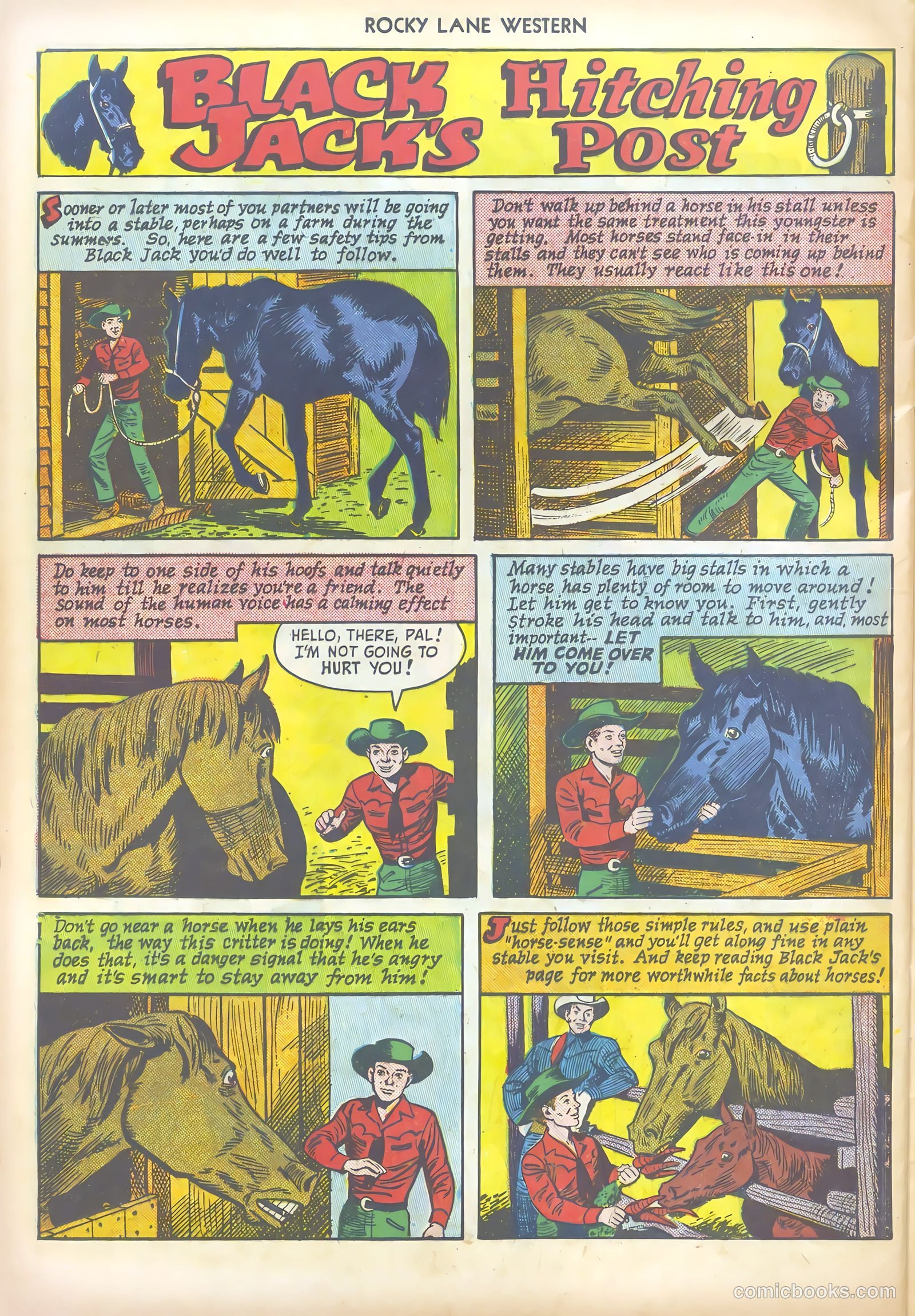 Rocky Lane Western #19 (1950) — page 40 of 52