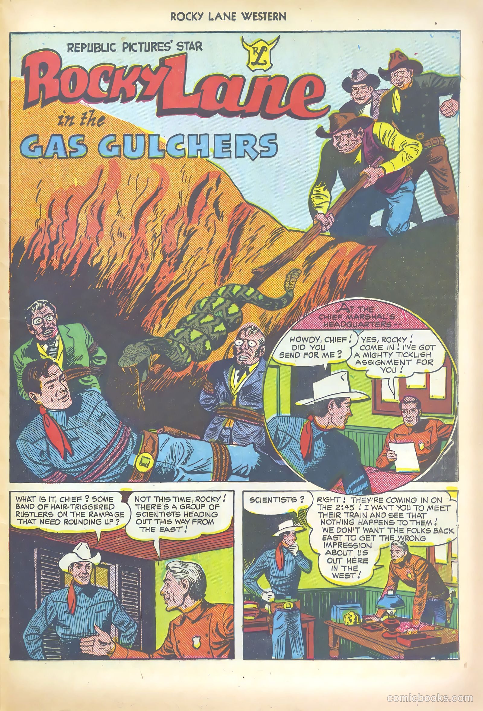 Rocky Lane Western #19 (1950) — page 41 of 52