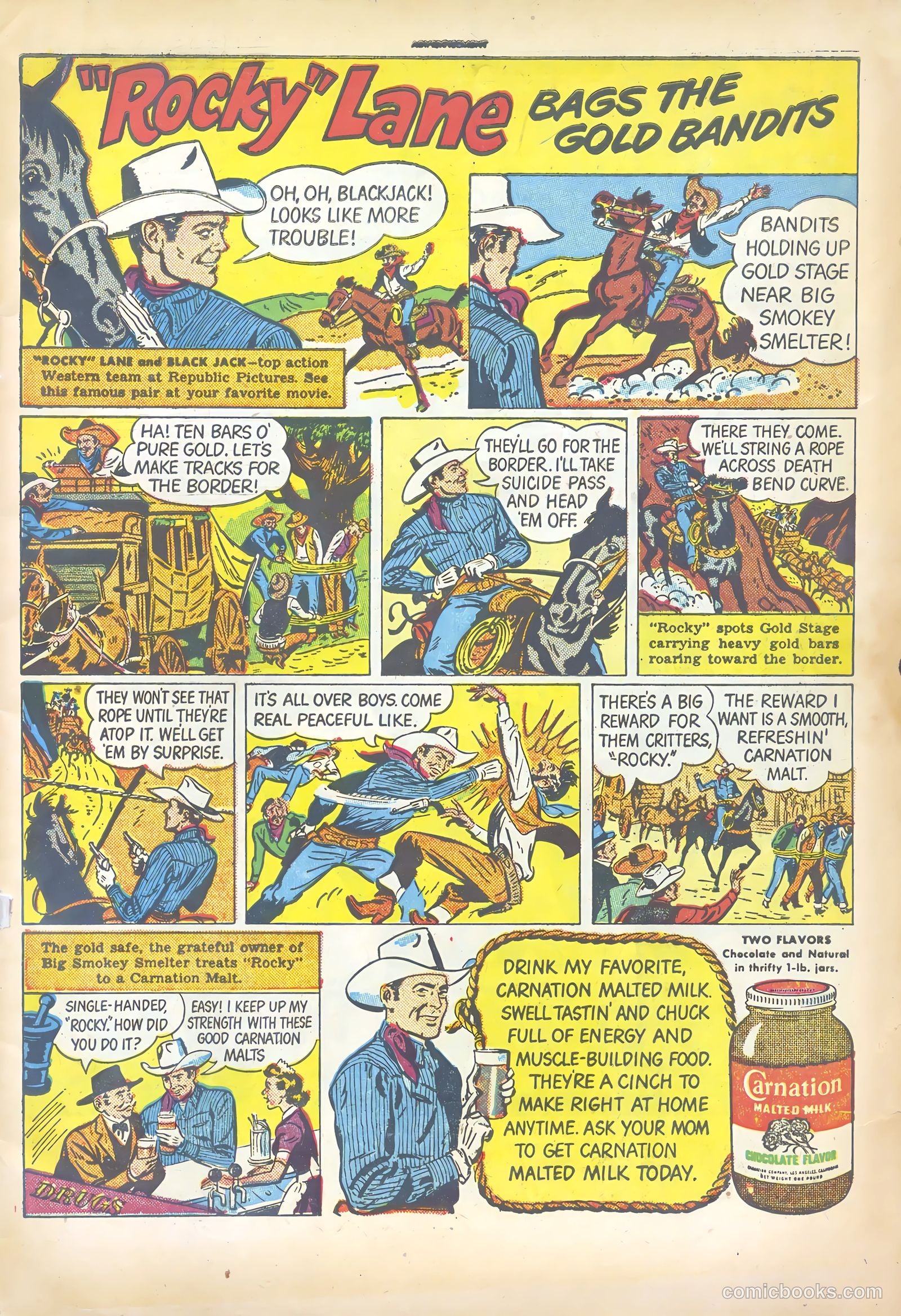 Rocky Lane Western #20 (1950) — page 3 of 52
