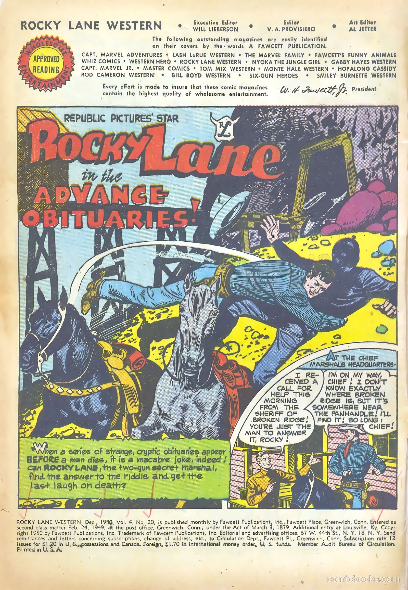 Rocky Lane Western #20 (1950) — page 4 of 52