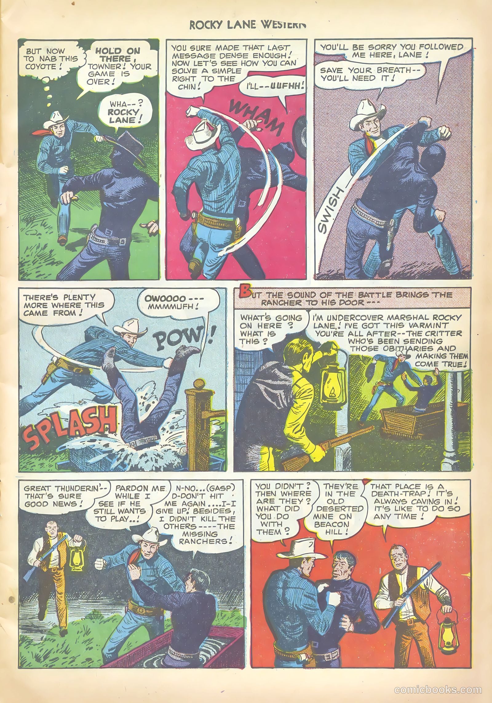 Rocky Lane Western #20 (1950) — page 11 of 52
