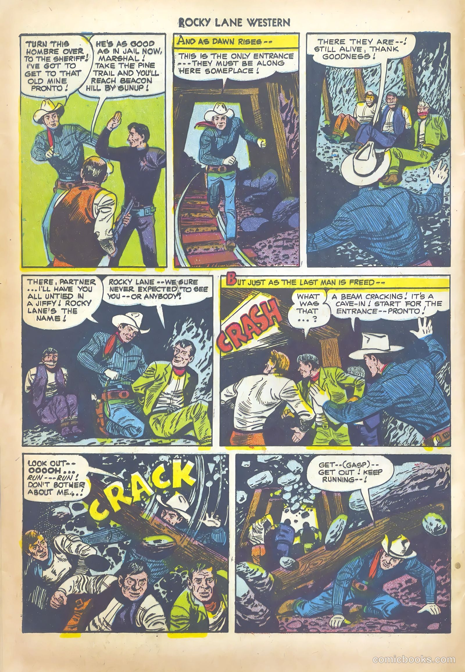 Rocky Lane Western #20 (1950) — page 12 of 52
