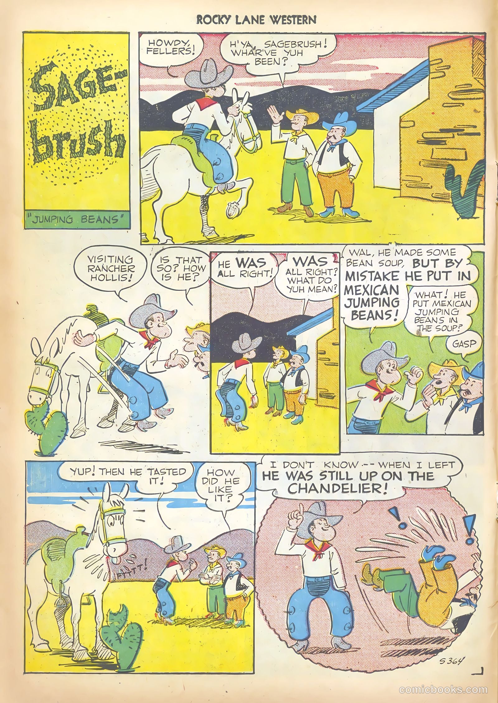 Rocky Lane Western #20 (1950) — page 14 of 52