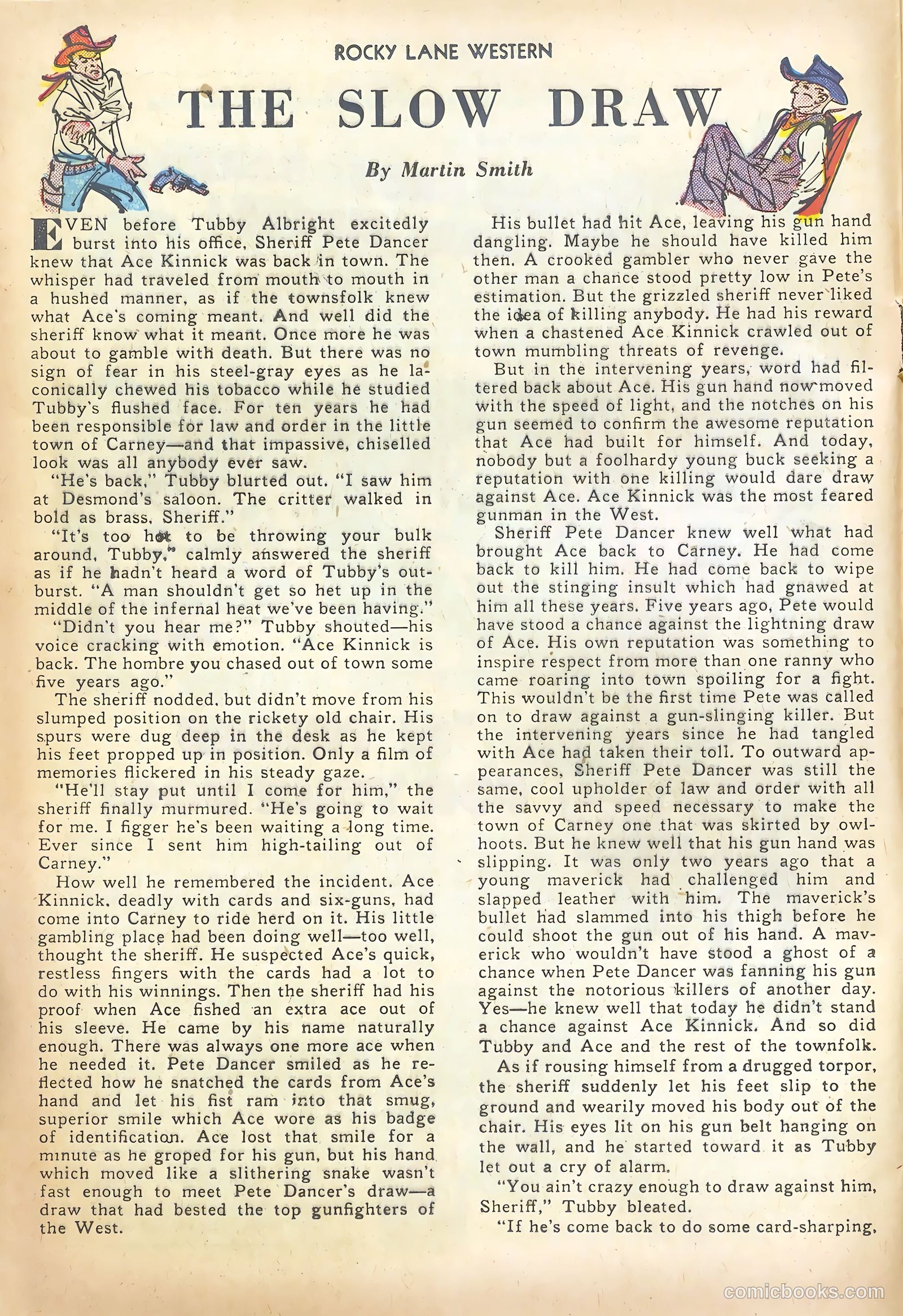 Rocky Lane Western #20 (1950) — page 16 of 52