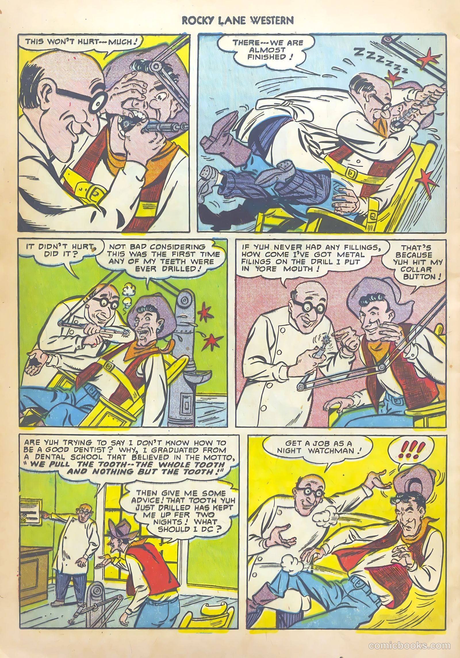 Rocky Lane Western #20 (1950) — page 40 of 52