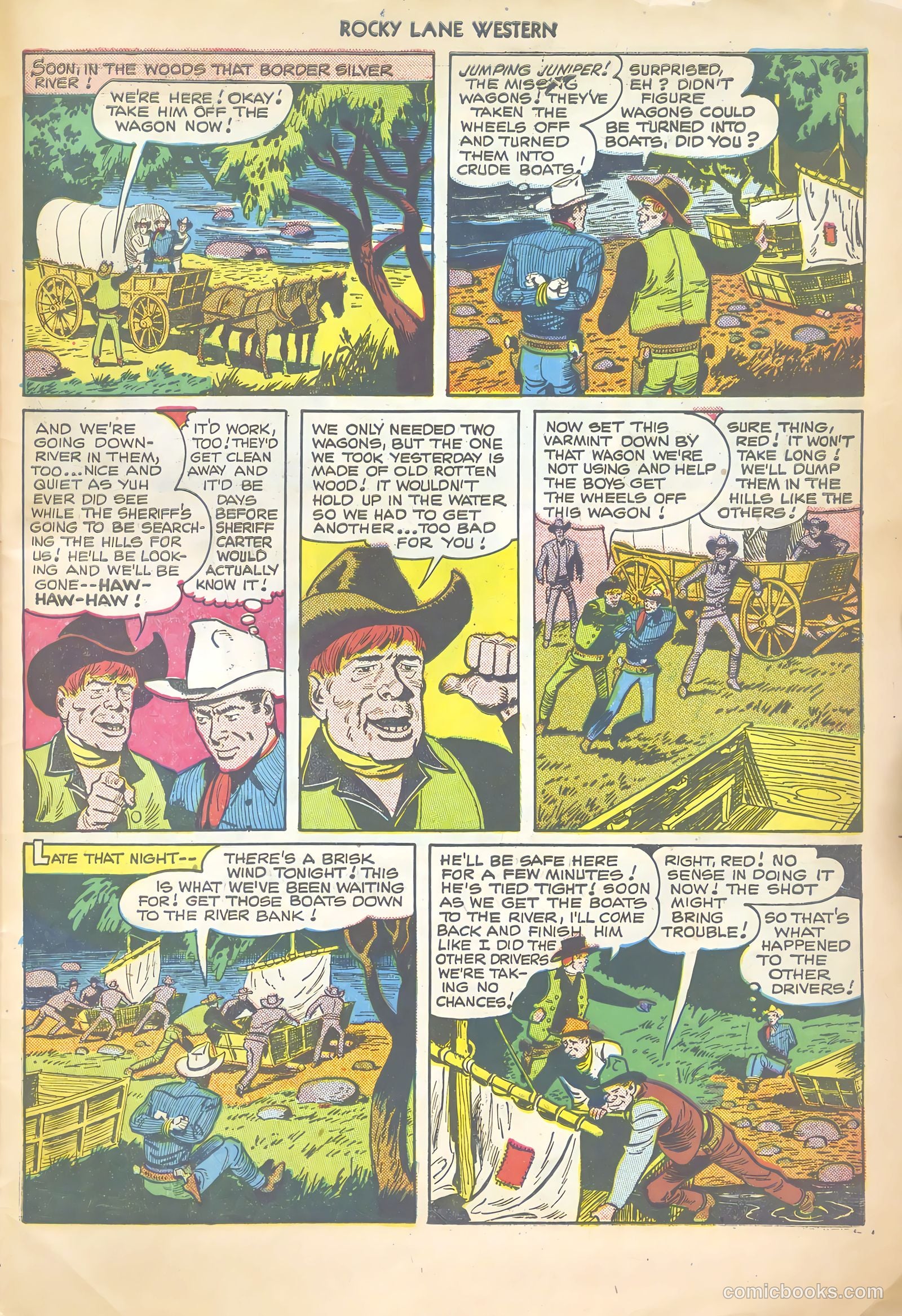 Rocky Lane Western #20 (1950) — page 47 of 52