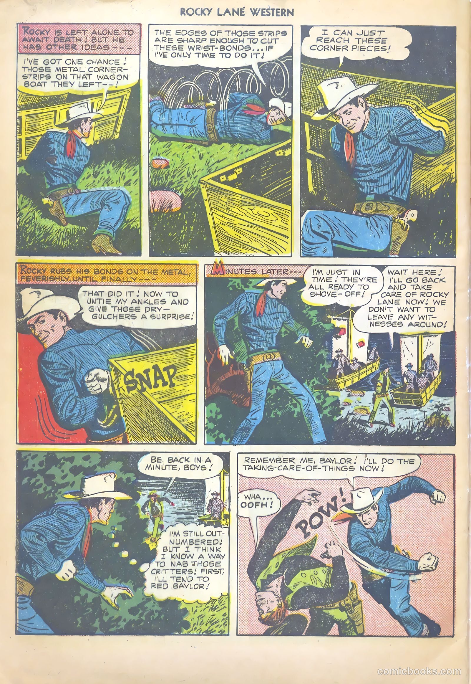 Rocky Lane Western #20 (1950) — page 48 of 52
