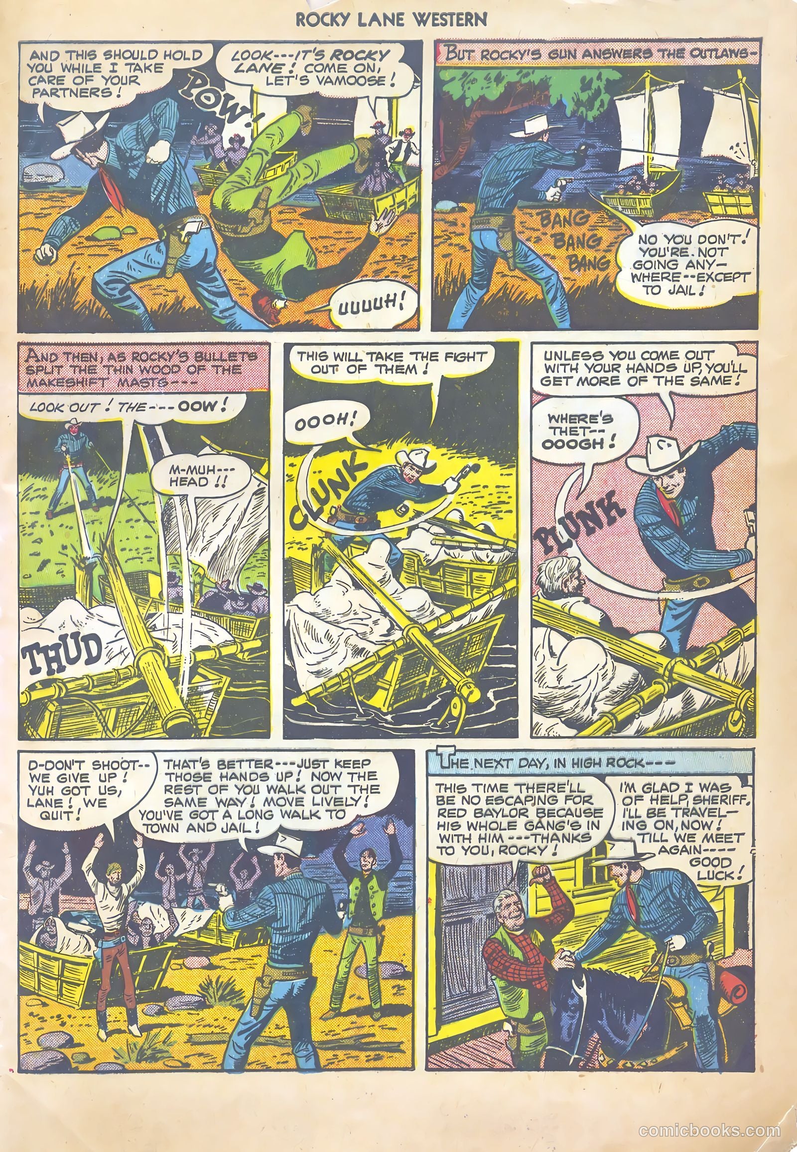 Rocky Lane Western #20 (1950) — page 49 of 52