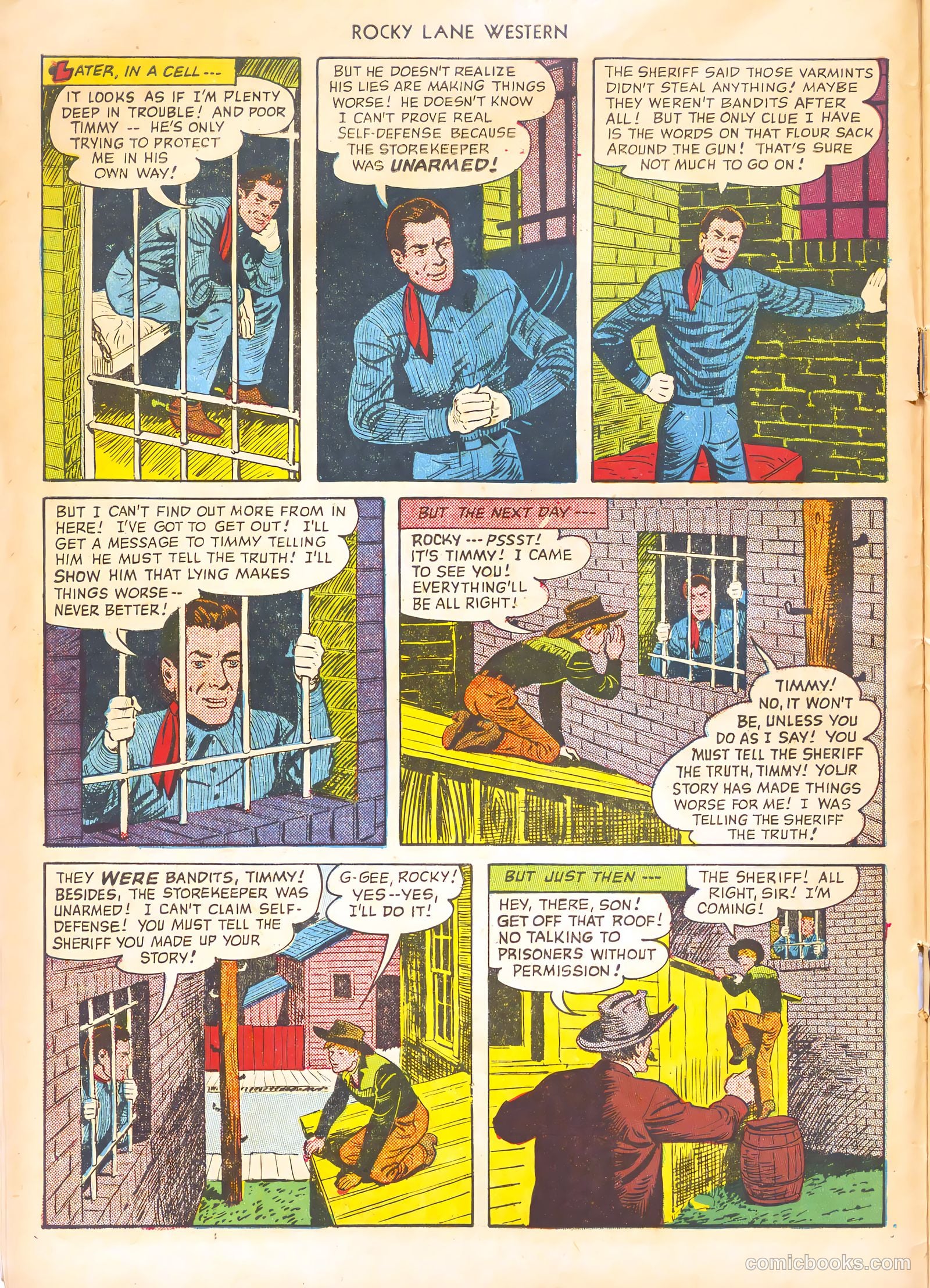 Rocky Lane Western #21 (1951) — page 10 of 52
