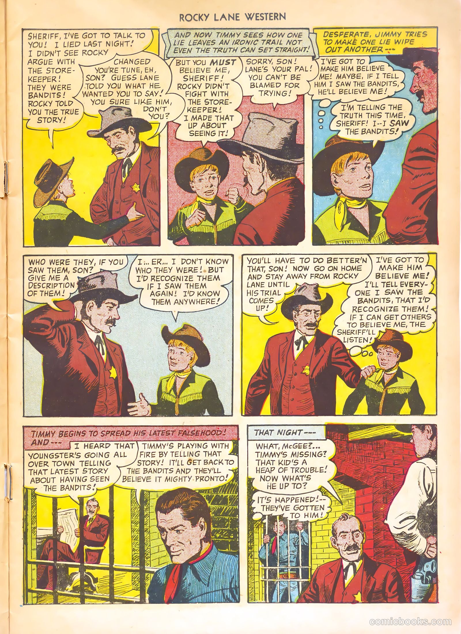 Rocky Lane Western #21 (1951) — page 11 of 52