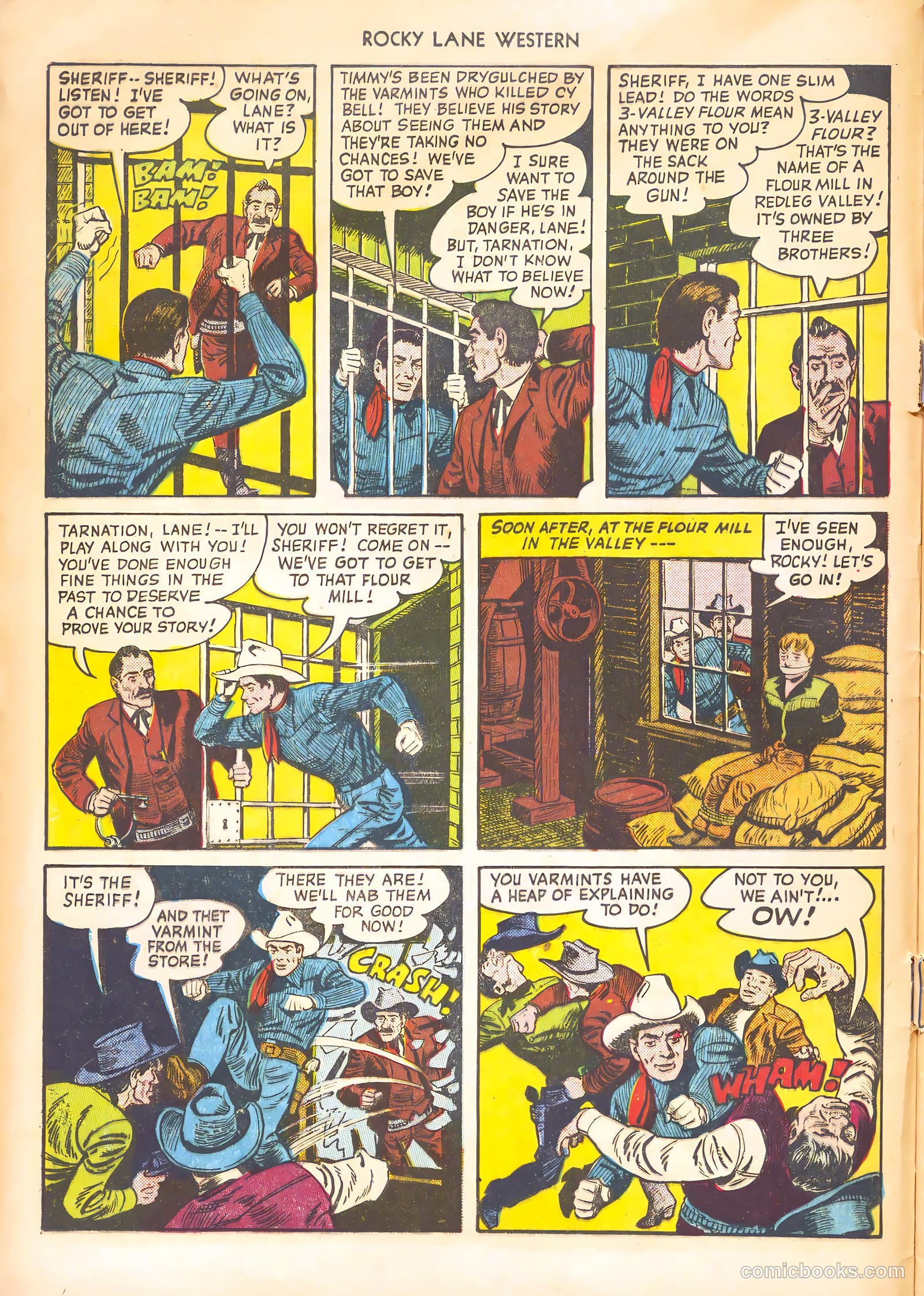 Rocky Lane Western #21 (1951) — page 12 of 52