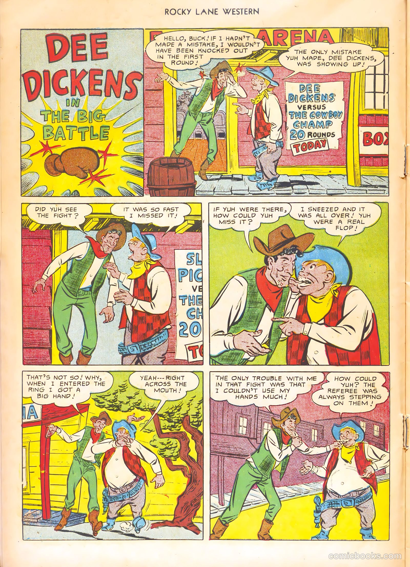 Rocky Lane Western #21 (1951) — page 14 of 52