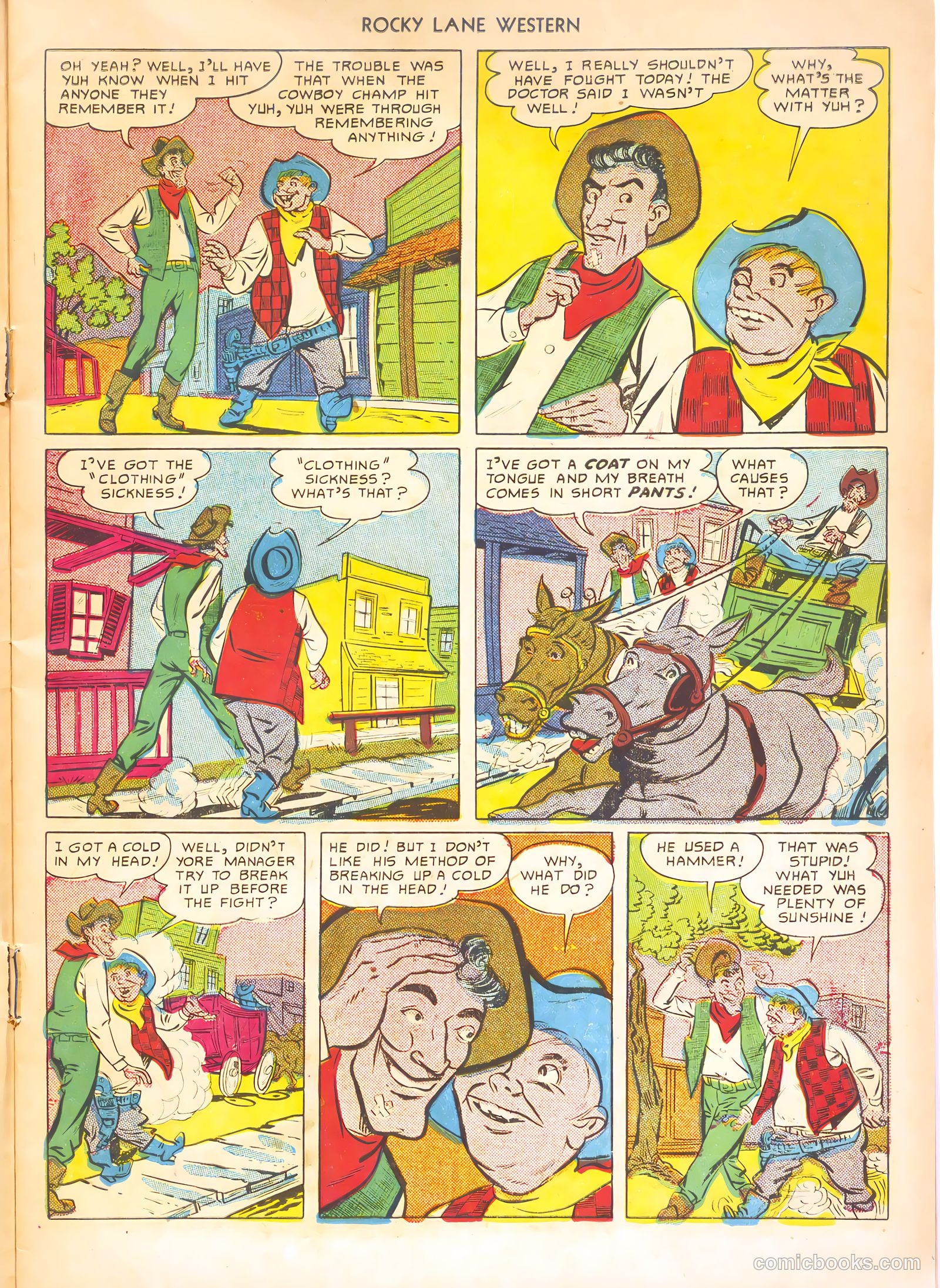 Rocky Lane Western #21 (1951) — page 15 of 52