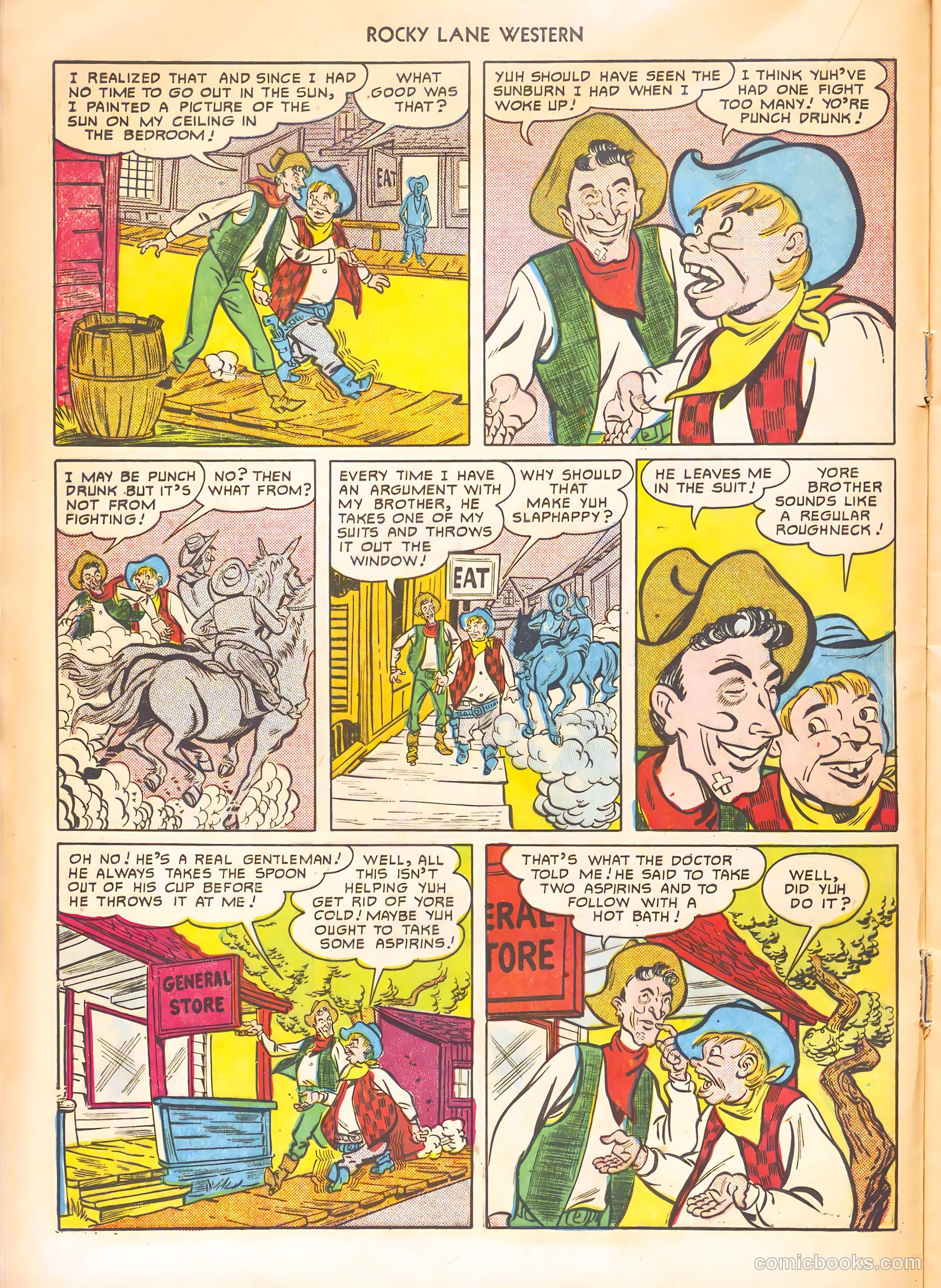Rocky Lane Western #21 (1951) — page 16 of 52