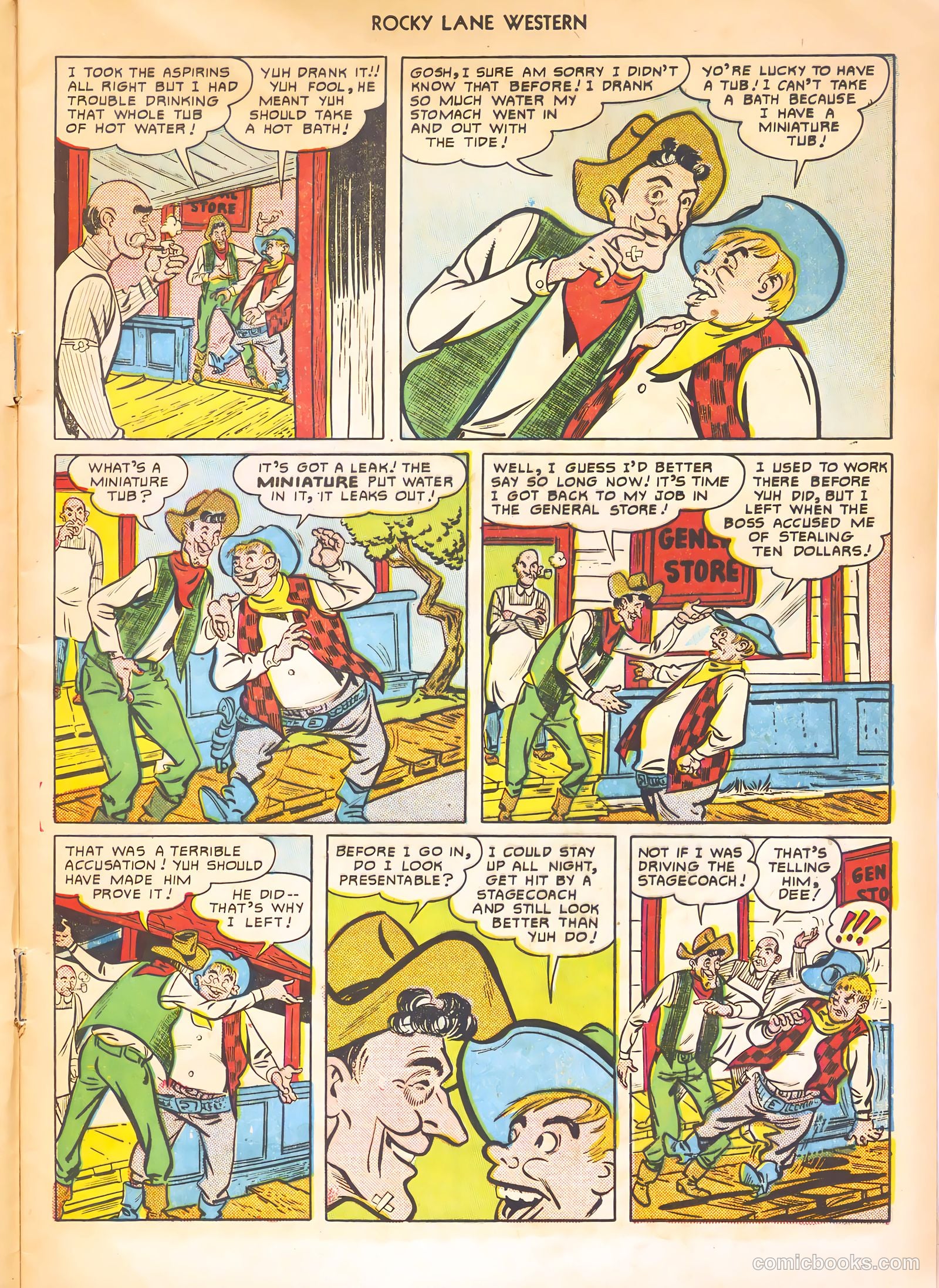 Rocky Lane Western #21 (1951) — page 17 of 52