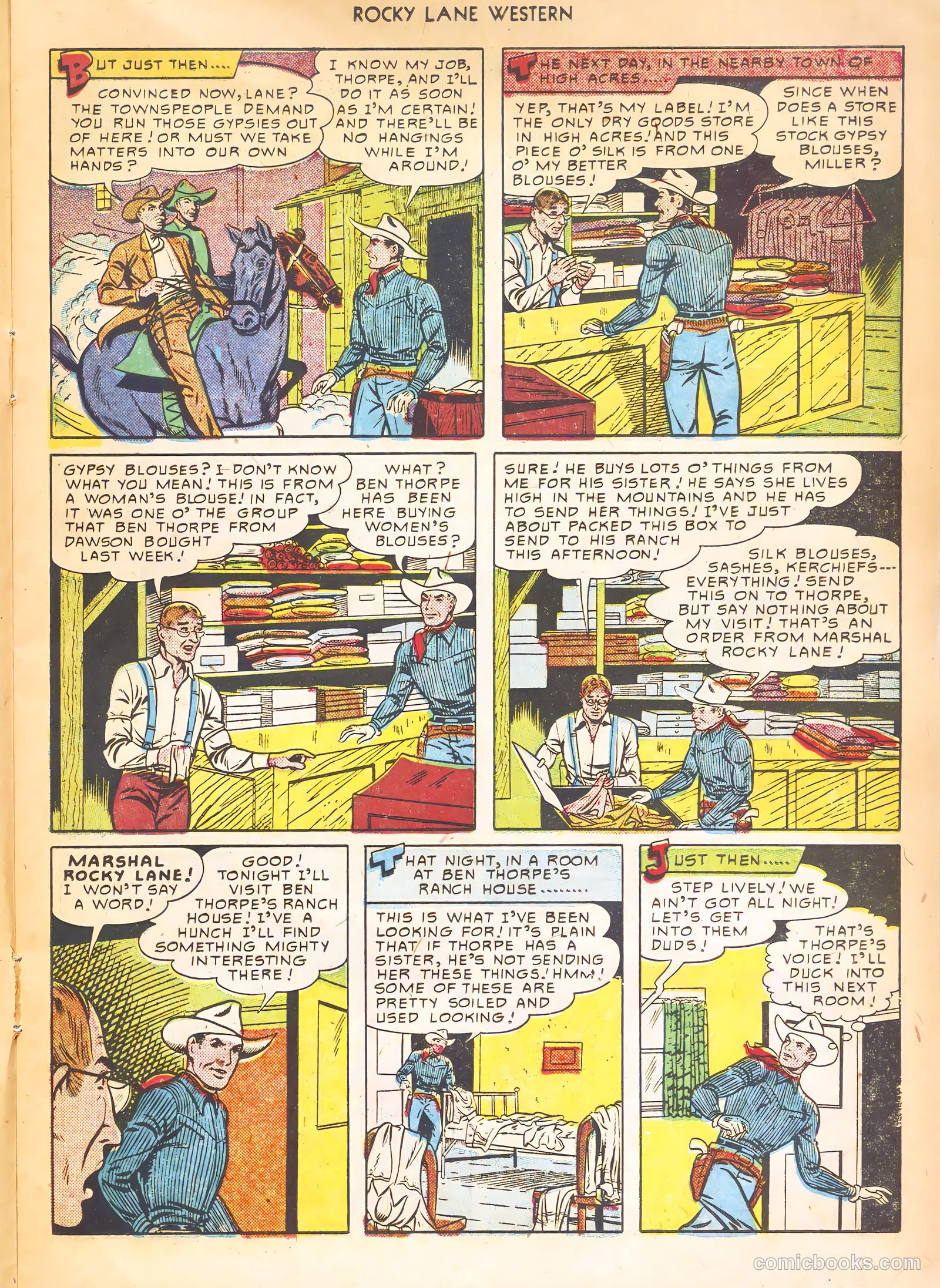Rocky Lane Western #21 (1951) — page 23 of 52