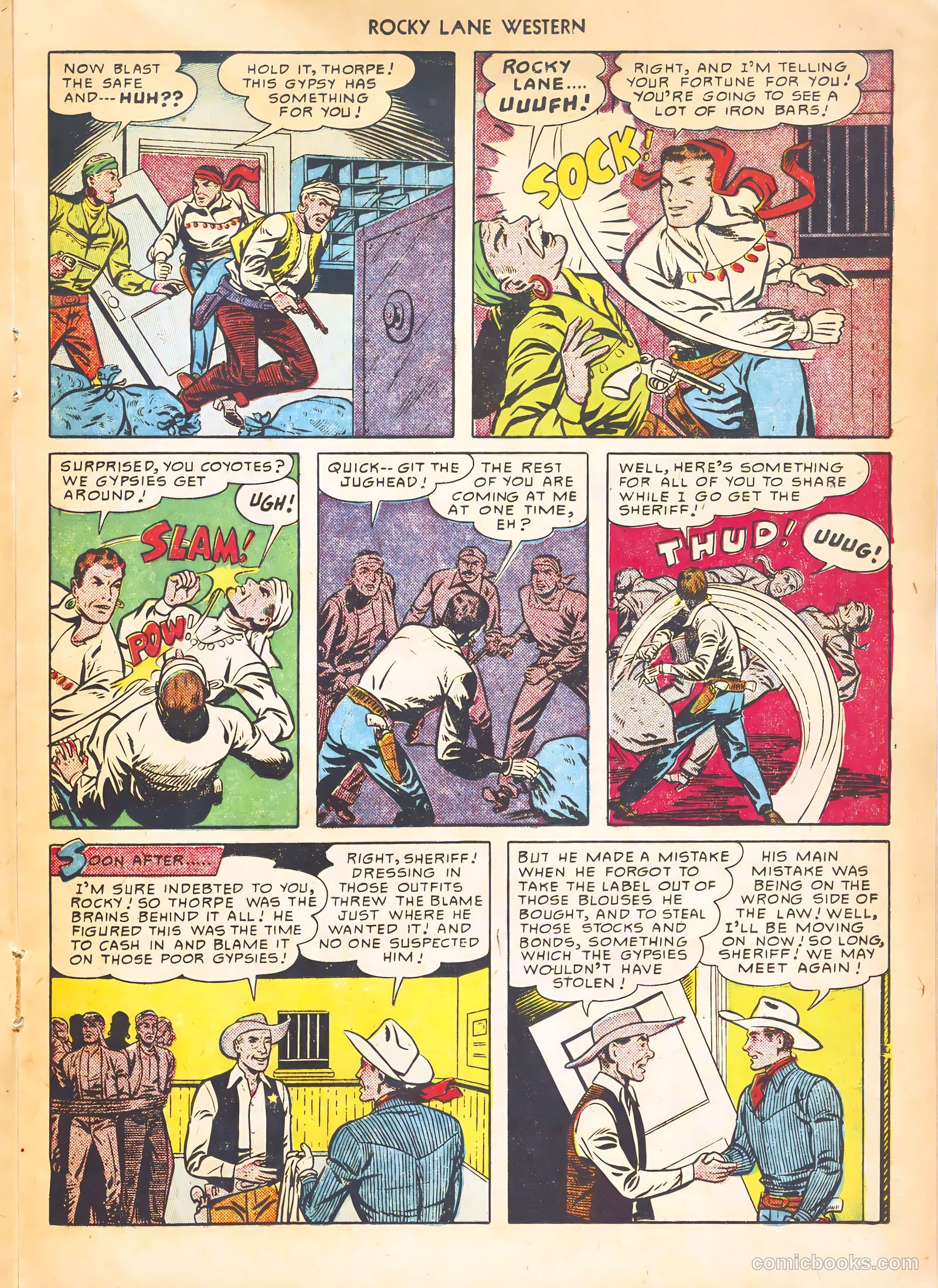 Rocky Lane Western #21 (1951) — page 25 of 52