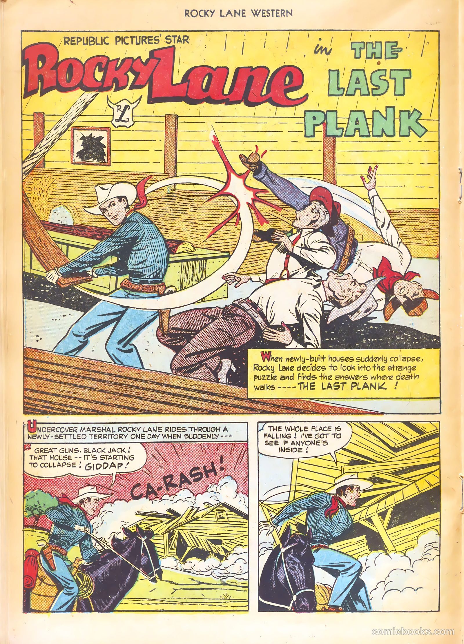 Rocky Lane Western #21 (1951) — page 26 of 52