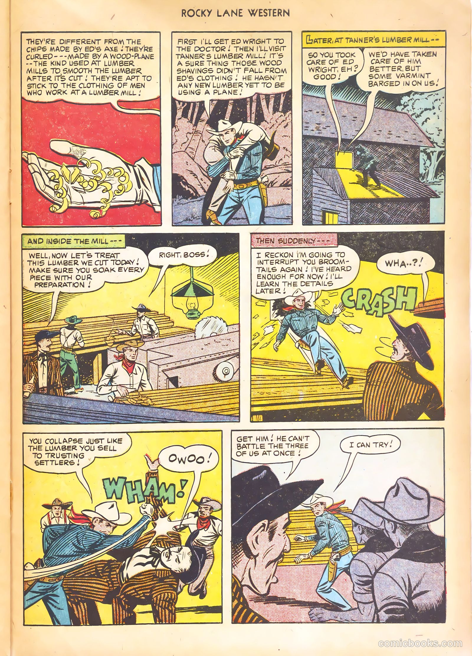 Rocky Lane Western #21 (1951) — page 31 of 52