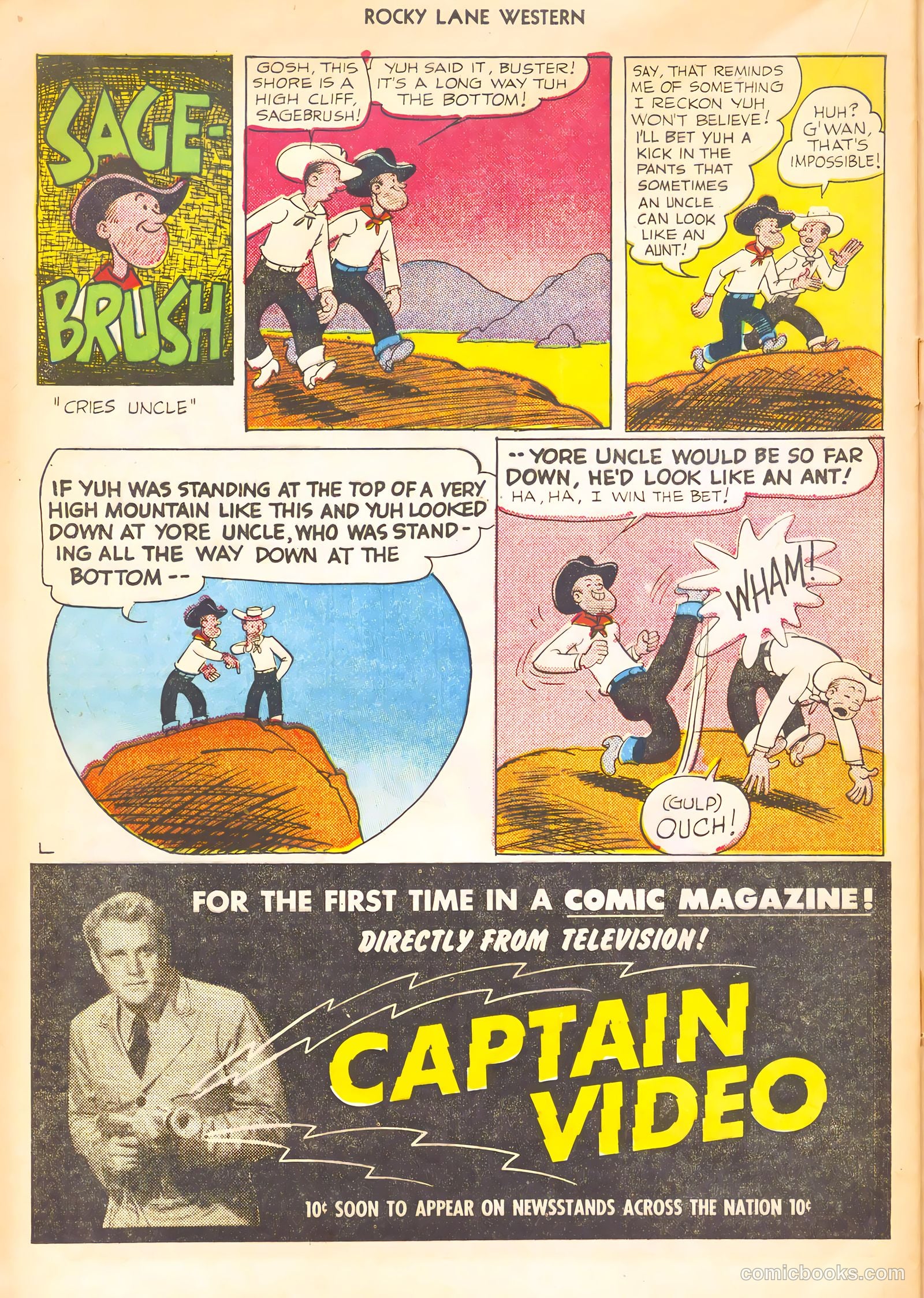 Rocky Lane Western #21 (1951) — page 36 of 52