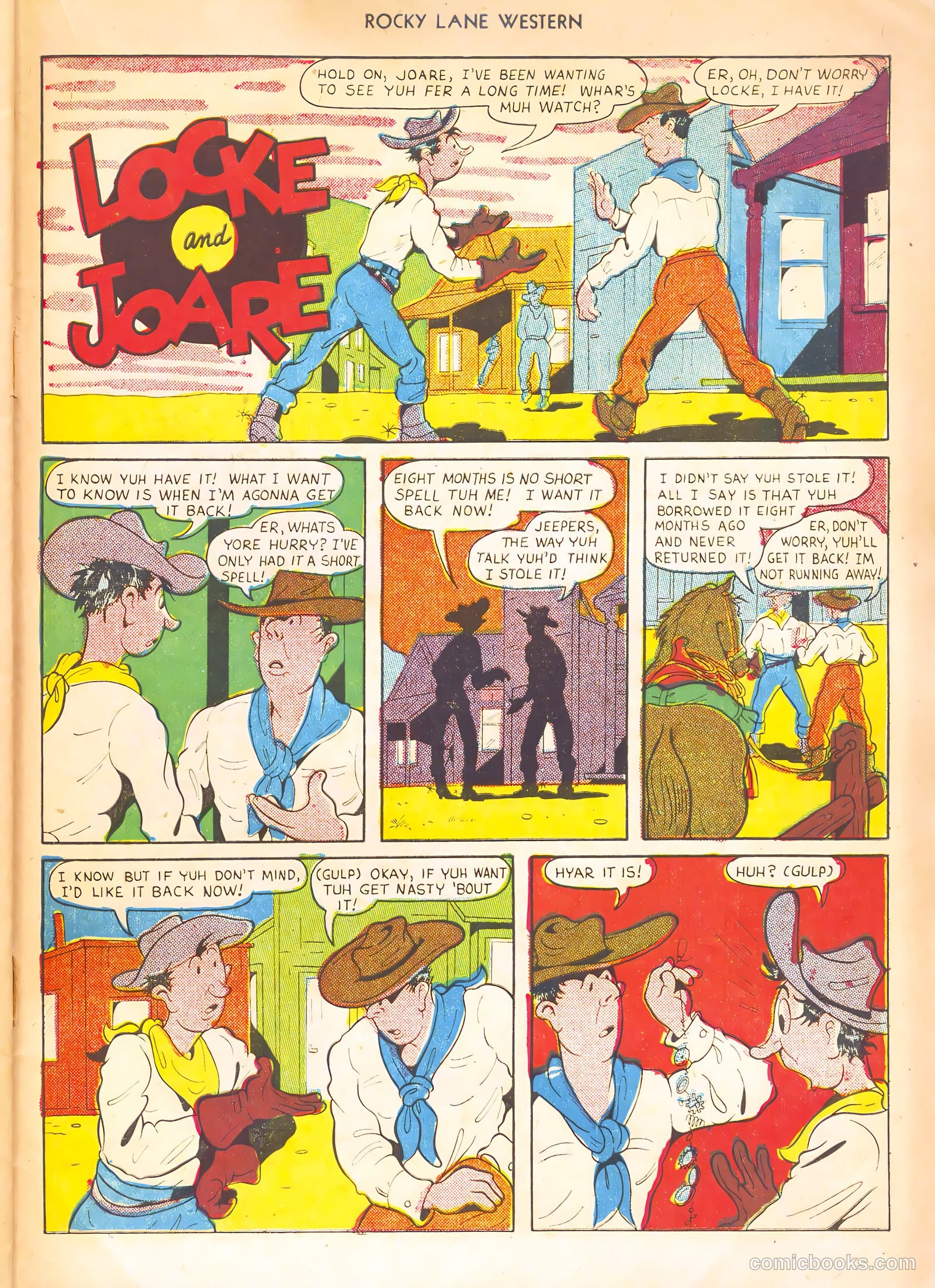 Rocky Lane Western #21 (1951) — page 39 of 52