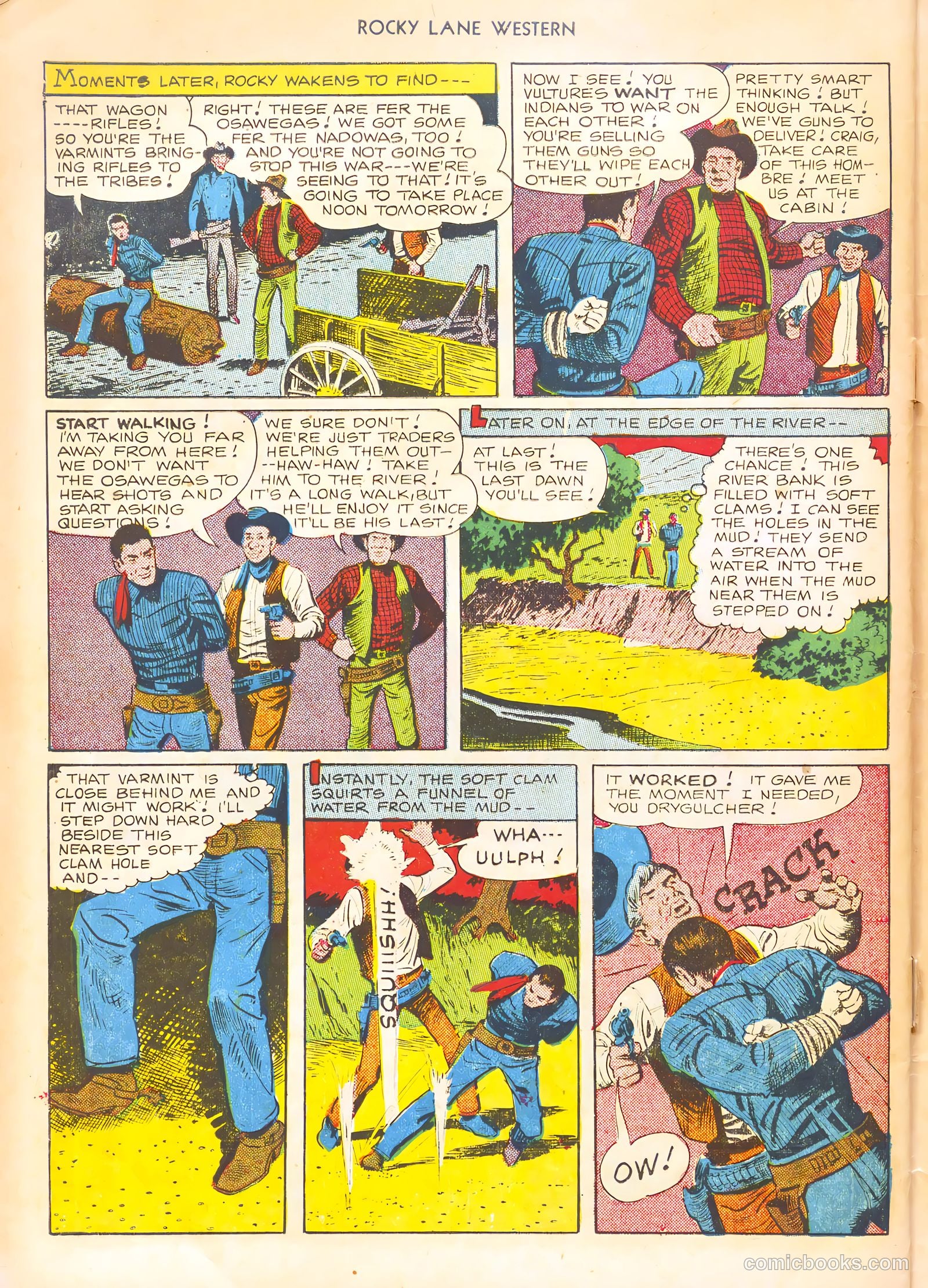 Rocky Lane Western #21 (1951) — page 46 of 52