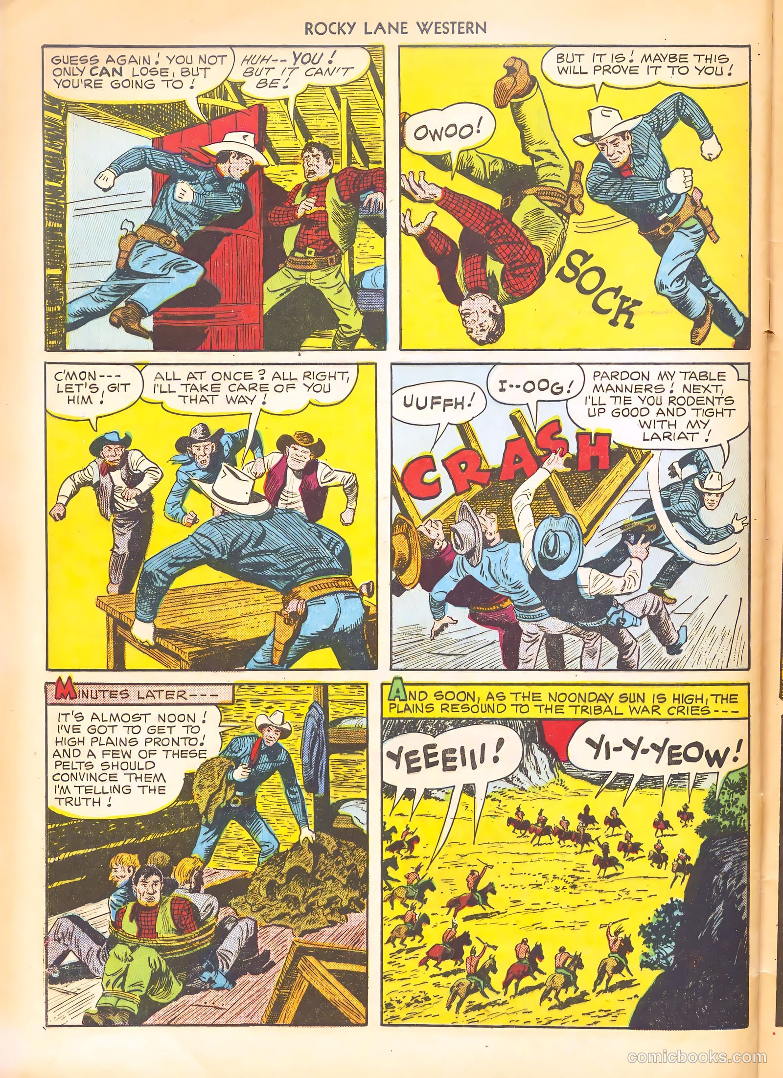 Rocky Lane Western #21 (1951) — page 48 of 52