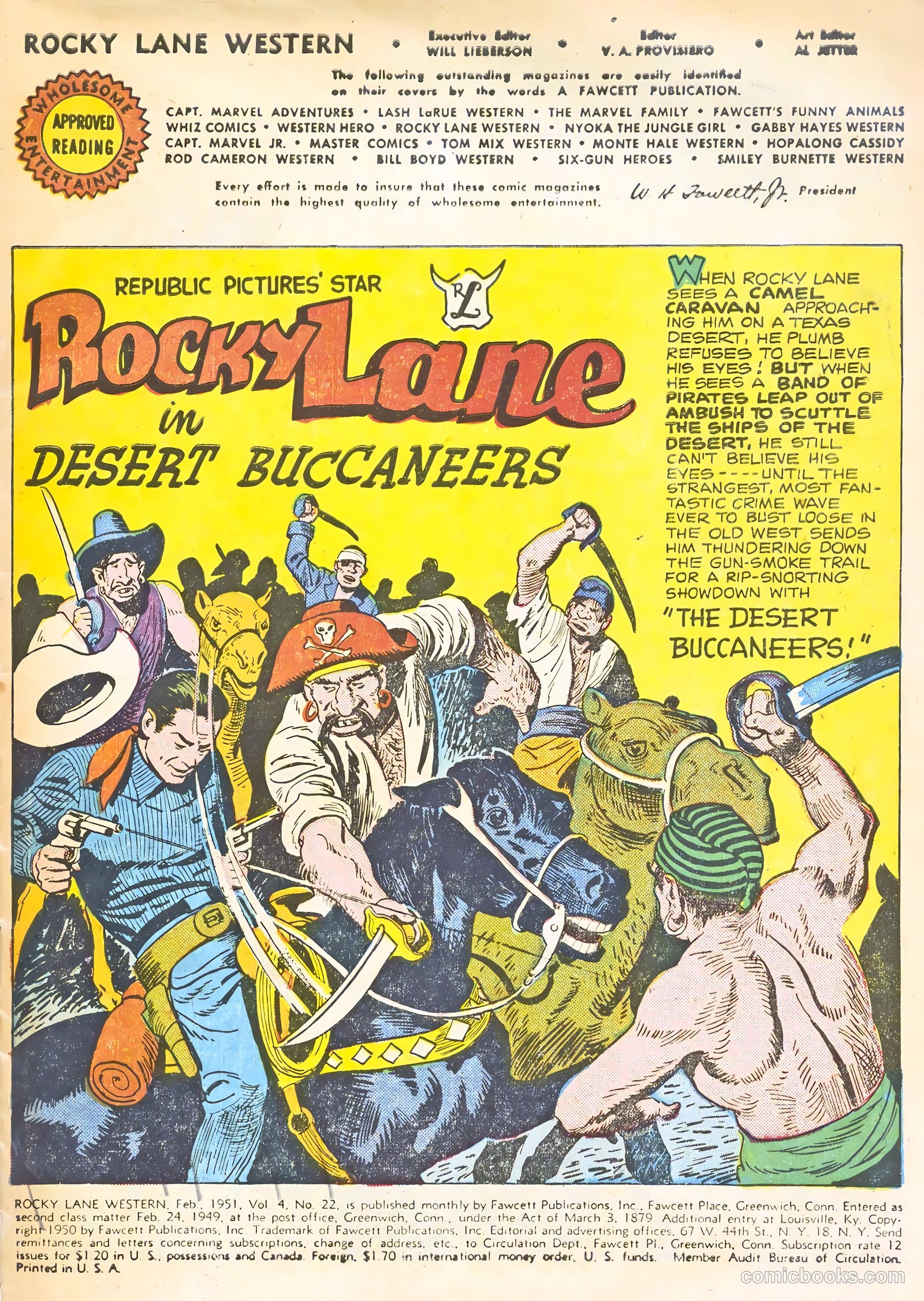 Rocky Lane Western #22 (1951) — page 3 of 36