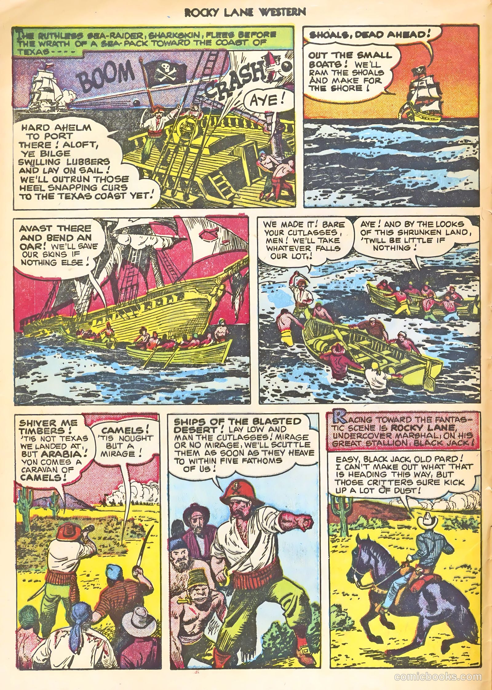 Rocky Lane Western #22 (1951) — page 4 of 36