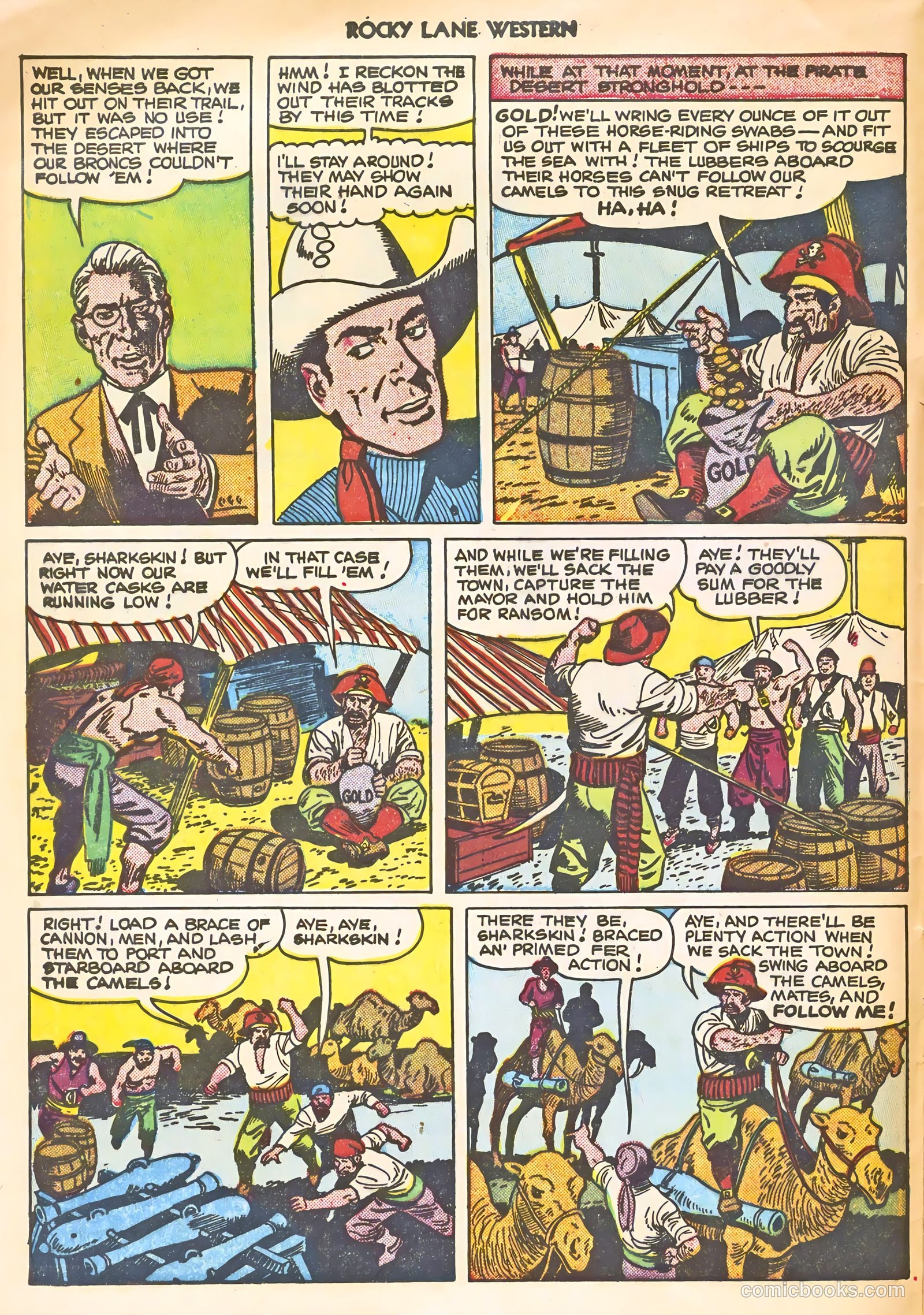 Rocky Lane Western #22 (1951) — page 8 of 36