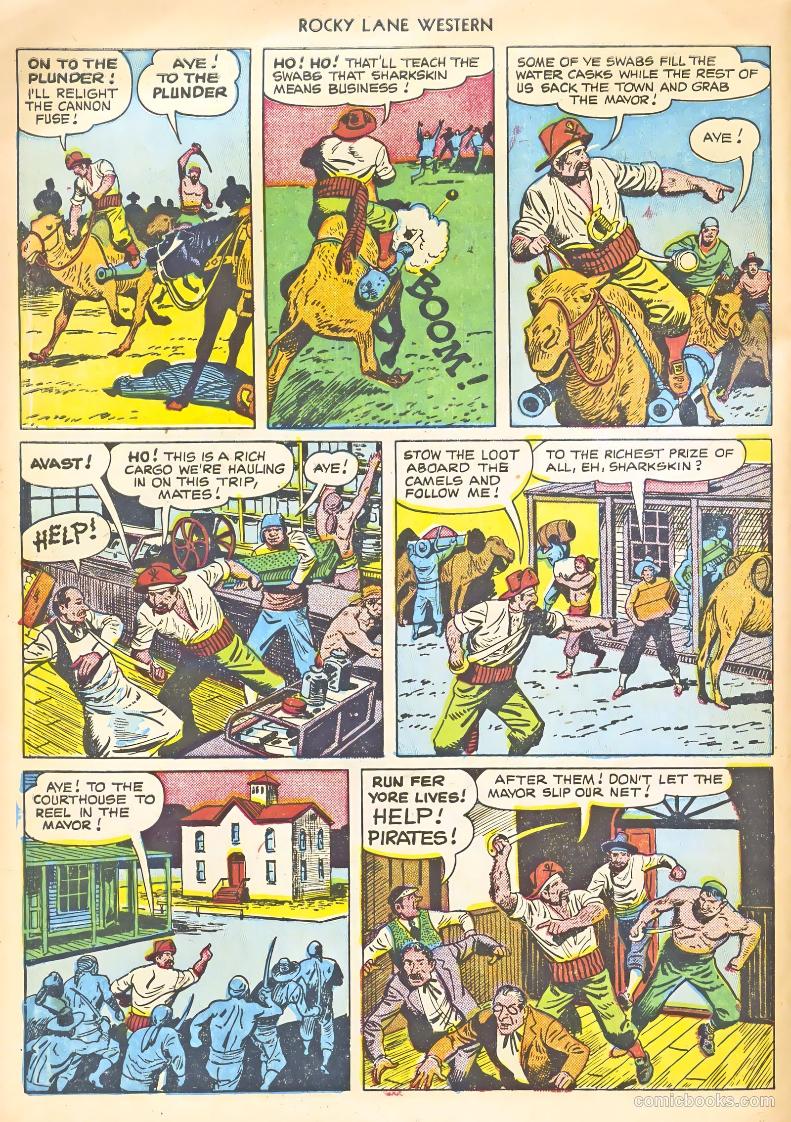 Rocky Lane Western #22 (1951) — page 10 of 36
