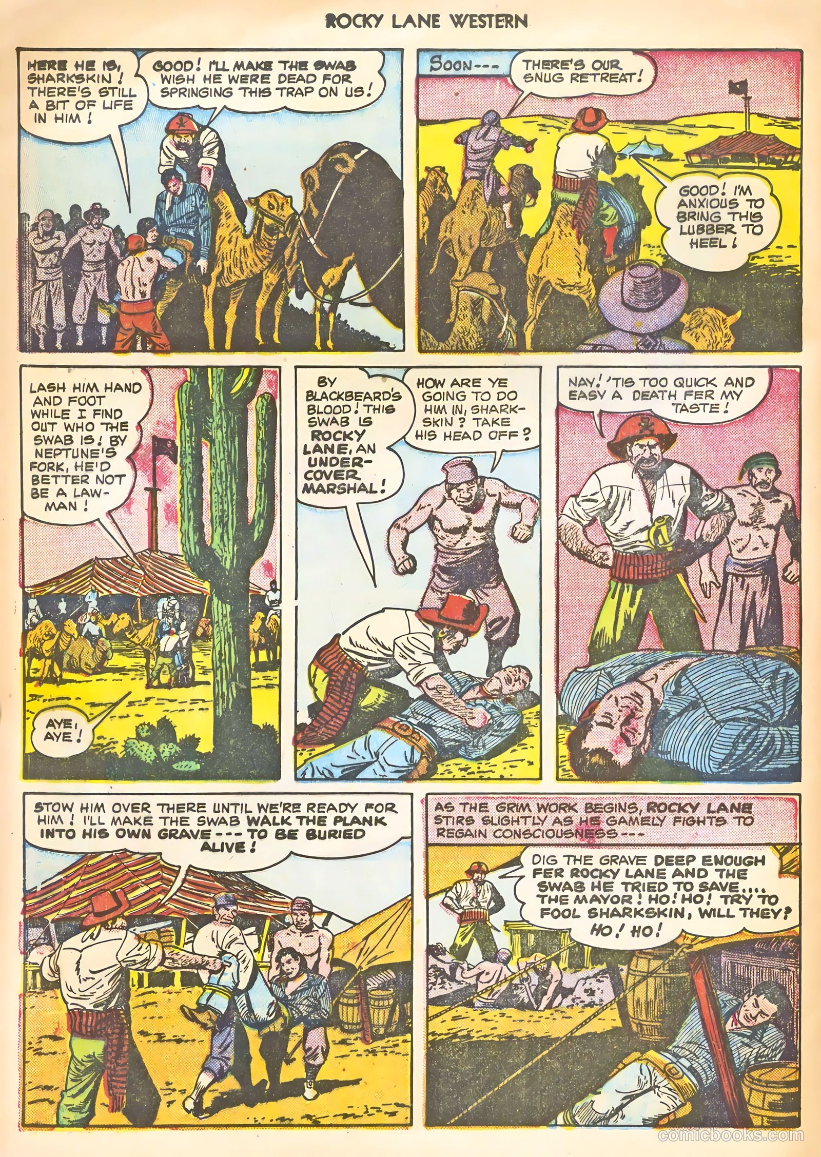 Rocky Lane Western #22 (1951) — page 16 of 36
