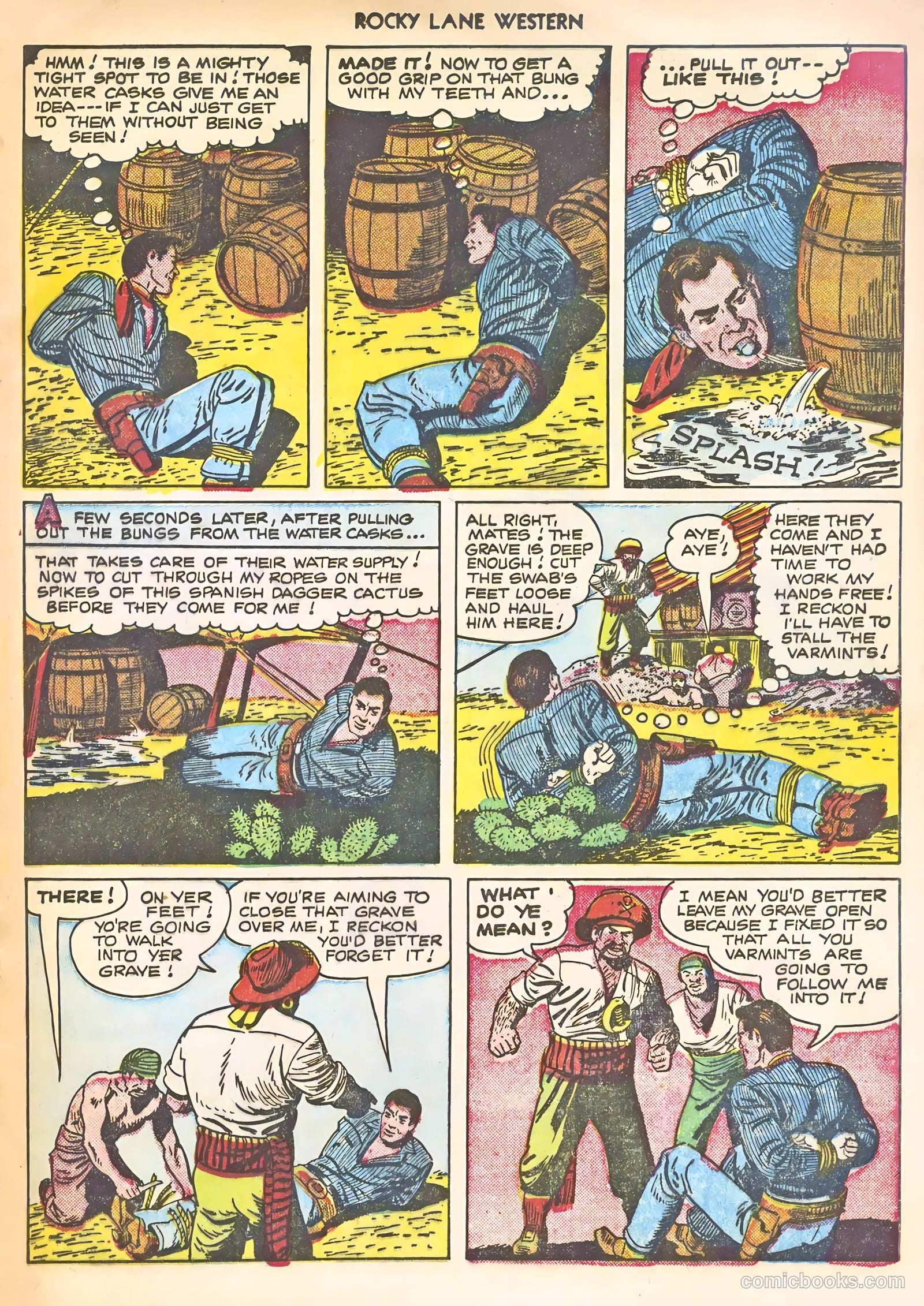 Rocky Lane Western #22 (1951) — page 17 of 36