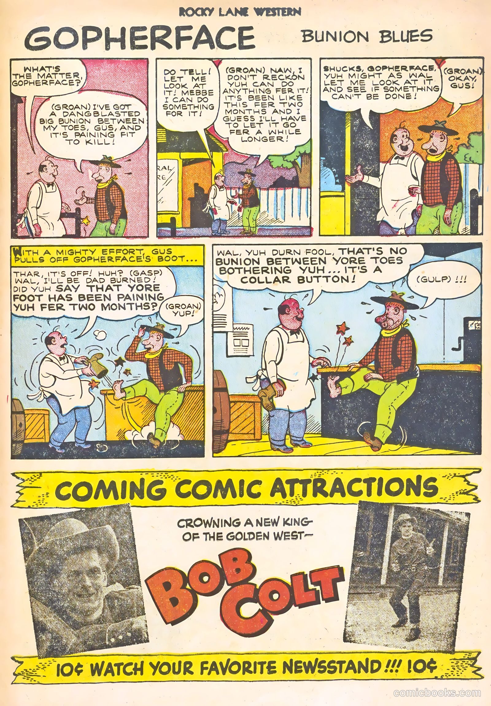 Rocky Lane Western #22 (1951) — page 23 of 36