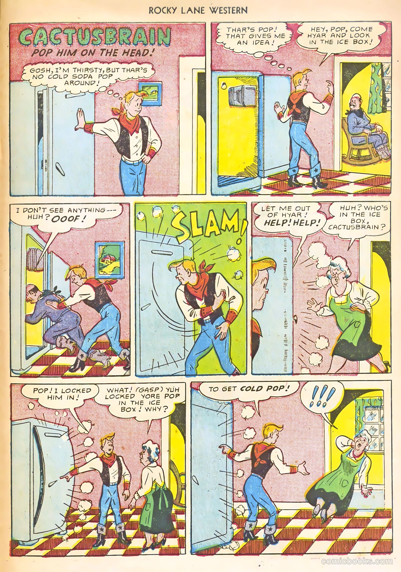 Rocky Lane Western #22 (1951) — page 27 of 36